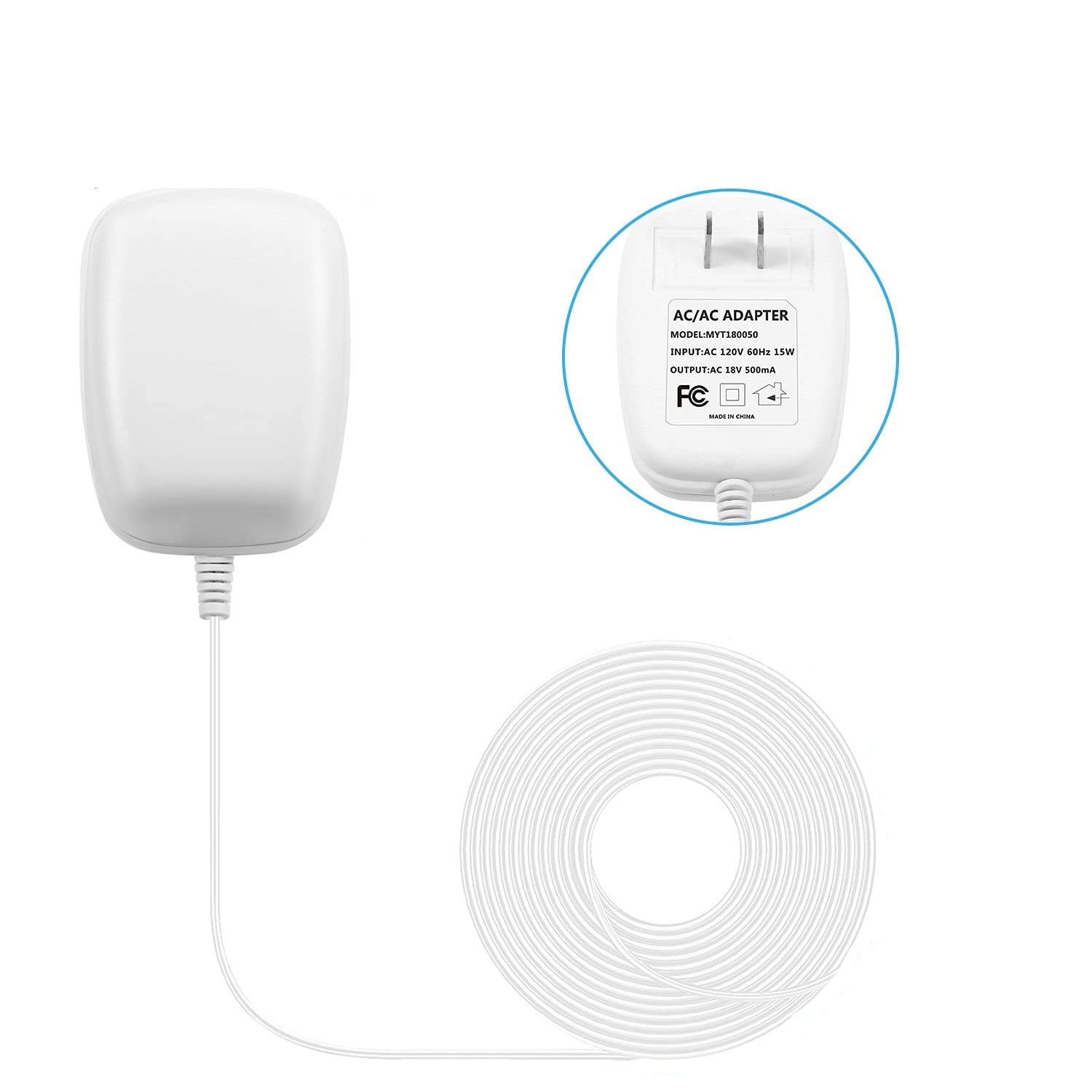 Doorbell Transformer, 18V Power Adapter For Ring Video Doorbell, Ring Video Doorbell 2,Ring Video Doorbell Pro, Nest Hello And S