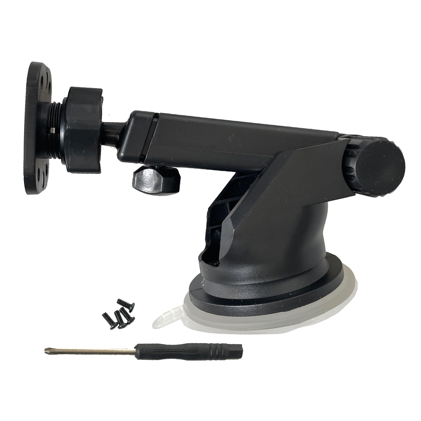 Epronic Flexible Dashboard Suction Cup Bracket With Scrwes For Portable Wirelss Carplay Screen Monitor, Upgraded Windshield Moni