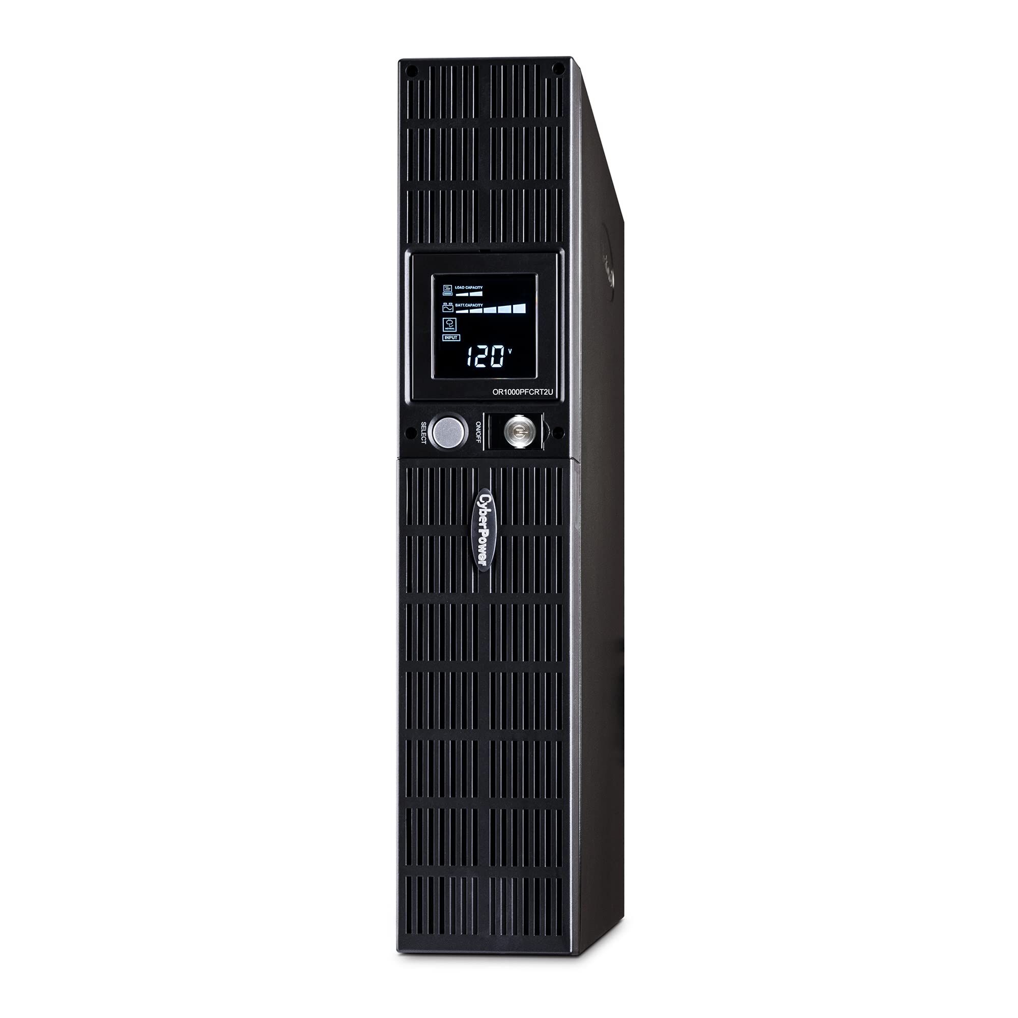 Cyberpower Or1000Pfcrt2U Pfc Sinewave Ups System, 1000Va/700W, 8 Outlets, Avr, 2U Rack/Tower