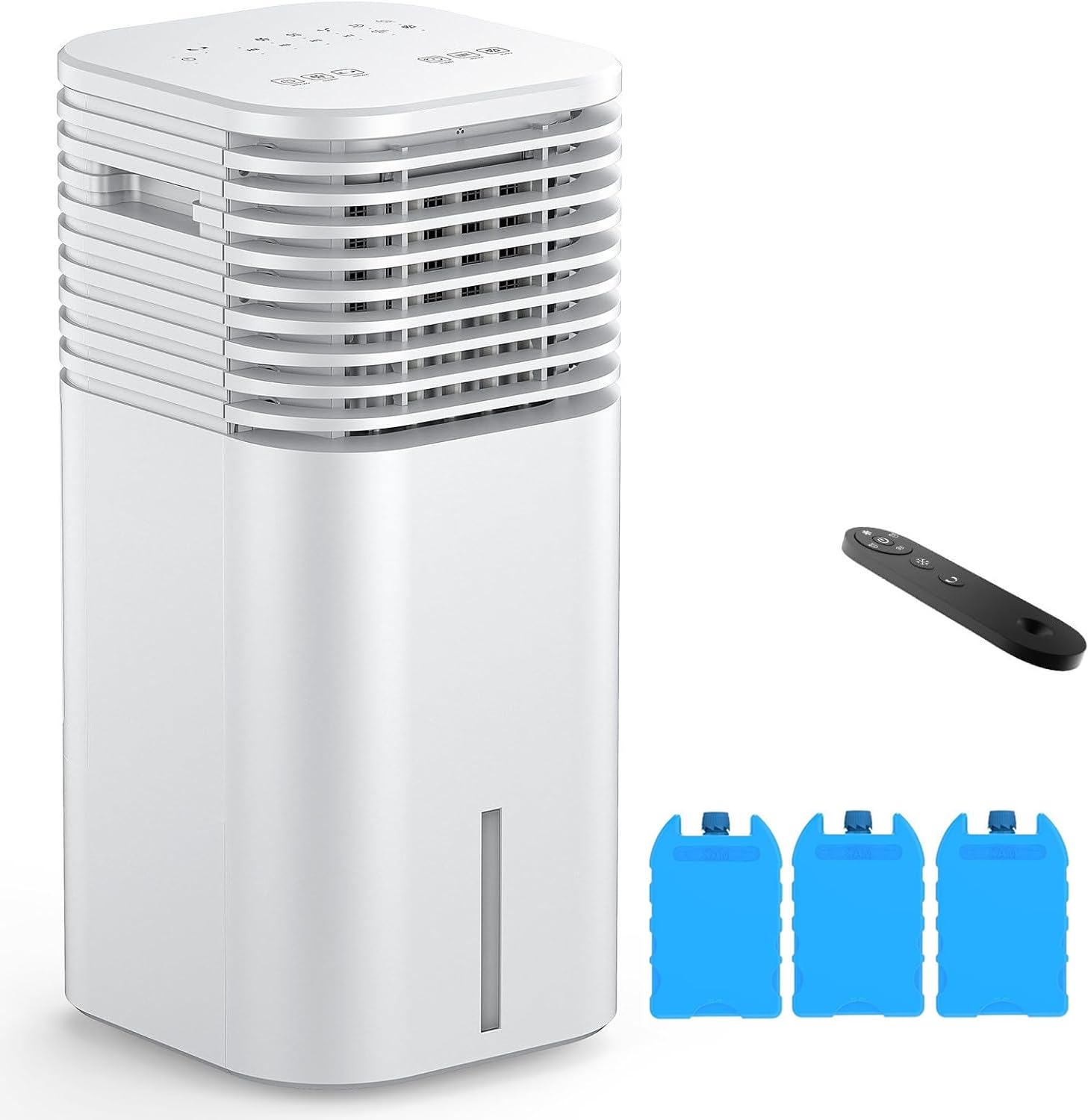 24 Windowless Portable Air Conditioner, 15H Timer & 120Oscillation, 3-IN-1 Portable AC Unit with Remote, 2-Gal Tank, 3 Modes & 3
