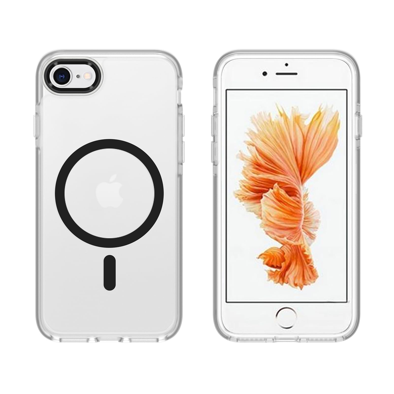 Pinlisheng Magnetic For Iphone Se Case 2022/3Rd/2020/2Nd Gen,Iphone 8/7 Case,Military Grade 3 In 1 Heavy Duty Shockproof Case