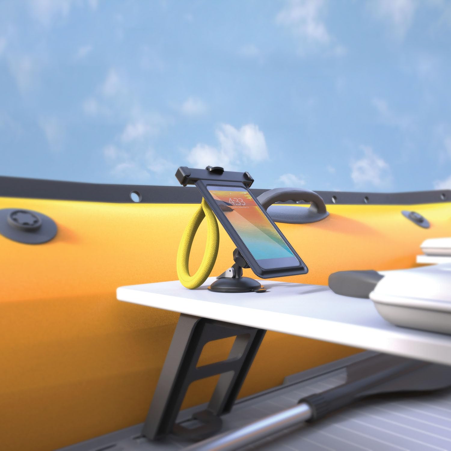 Xventure Griplox Waterproof Suction Mount Phone Holder For Marine Boats Iphone X 8 Plus 7 Se 6S 6 5S 5 Samsung Galaxy S9 S8 S7 S