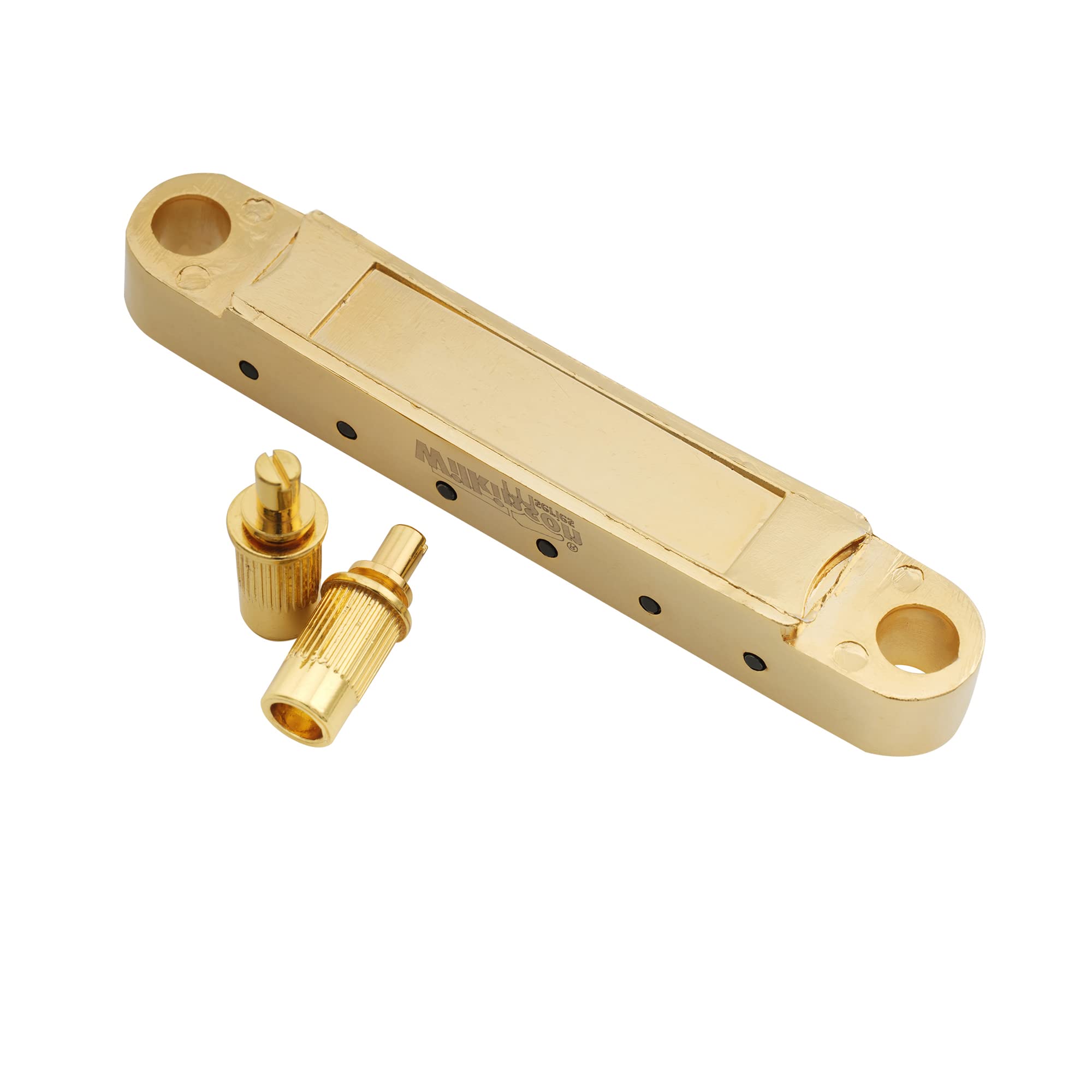 Wilkinson Wogb2 52Mm (2 3/64 Inch) Wide Type Tune O Matic Bridge For Usa Epiphone Les Paul Sg Style Electric Guitar, Gold