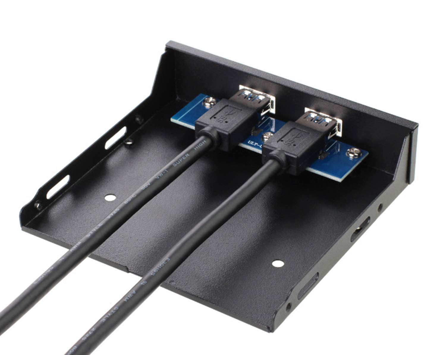 Excelity 2 Ports Usb 3.0 Front Panel Floppy Disk Bay 20 Pin Hub Bracket