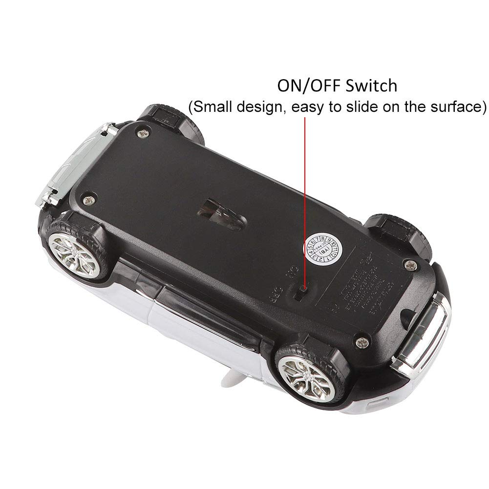 Chuyi Cool Suv Car Shaped Wireless Mouse 1600 Dpi Optical Cordless Mice With Usb Receiver For Office School Travel For Pc Comput