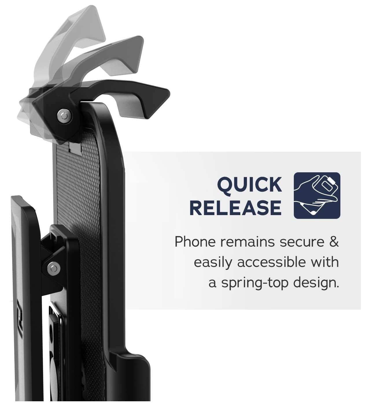 Encased Belt Clip For Samsung Xcover Pro   Ultra Durable Clipmate Holster For Galaxy X Cover Pro (Fits Case Free Phone Only)