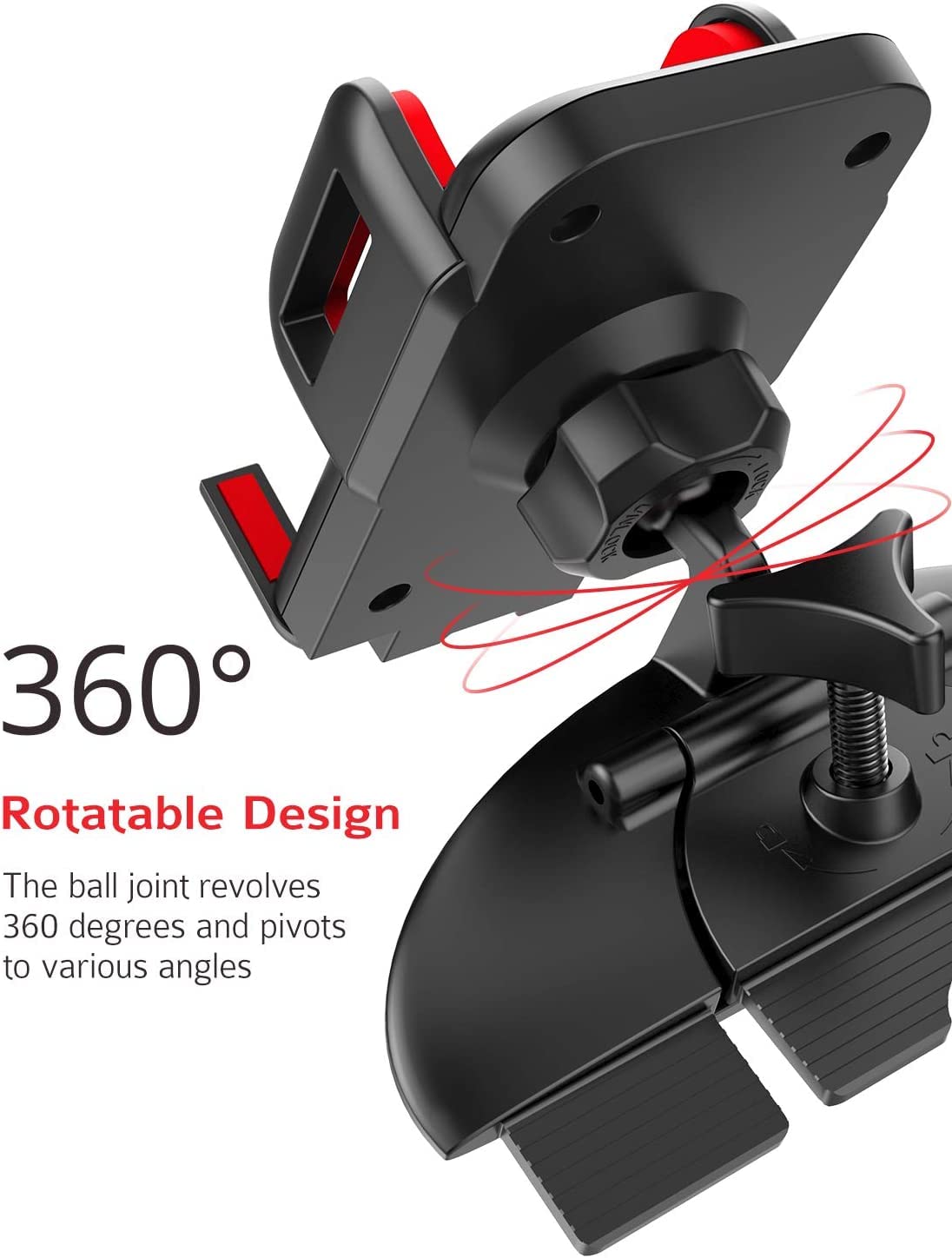 Vssmssa Cell Phone Holder For Car, Cd Slot Mount, One-Handed Operation, Compatible With Iphone14 13 12 Mini 11 Pro Xr Xs Max Gal