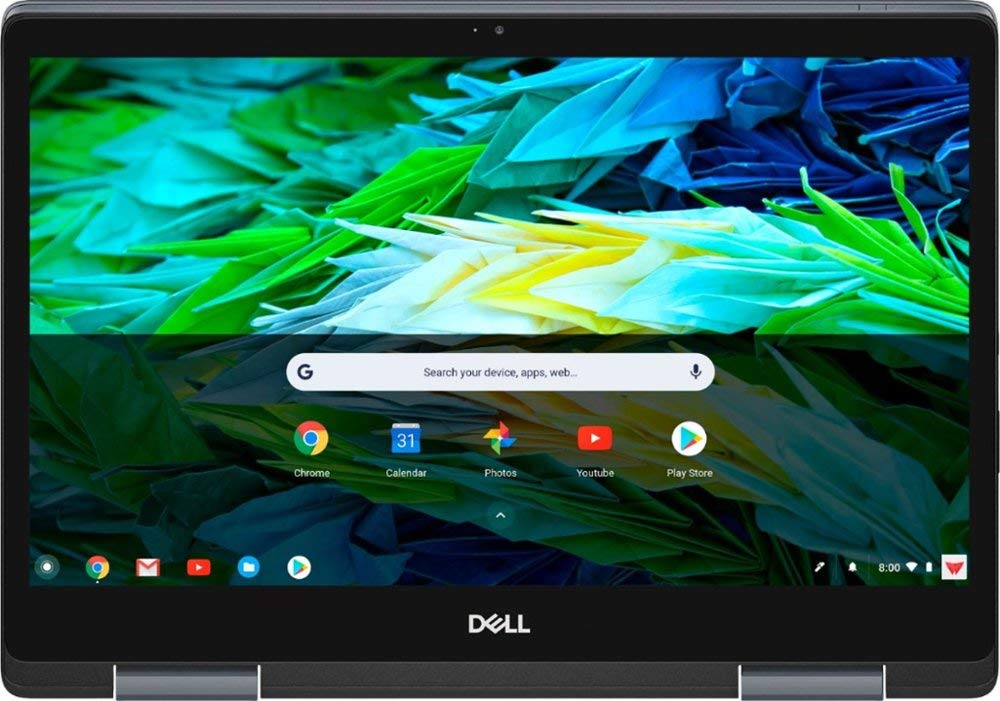 Dell Inspiron 2-In-1 14 Full Hd Touch-Screen Chromebook - Intel Core I3, 4Gb Memory, 128Gb Emmc Solid State Drive Urban Gray Chr