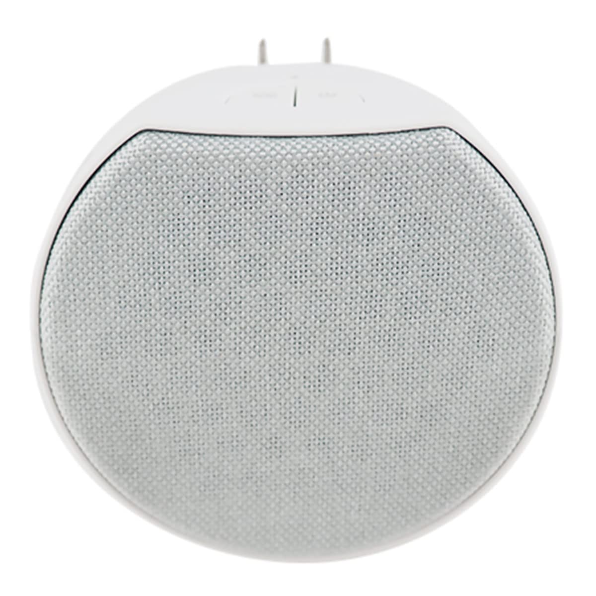 Oc Acoustic Newport Plug In Outlet Speaker With Bluetooth 5.1 And Built In Usb Type A Charging Port (Gray/White)