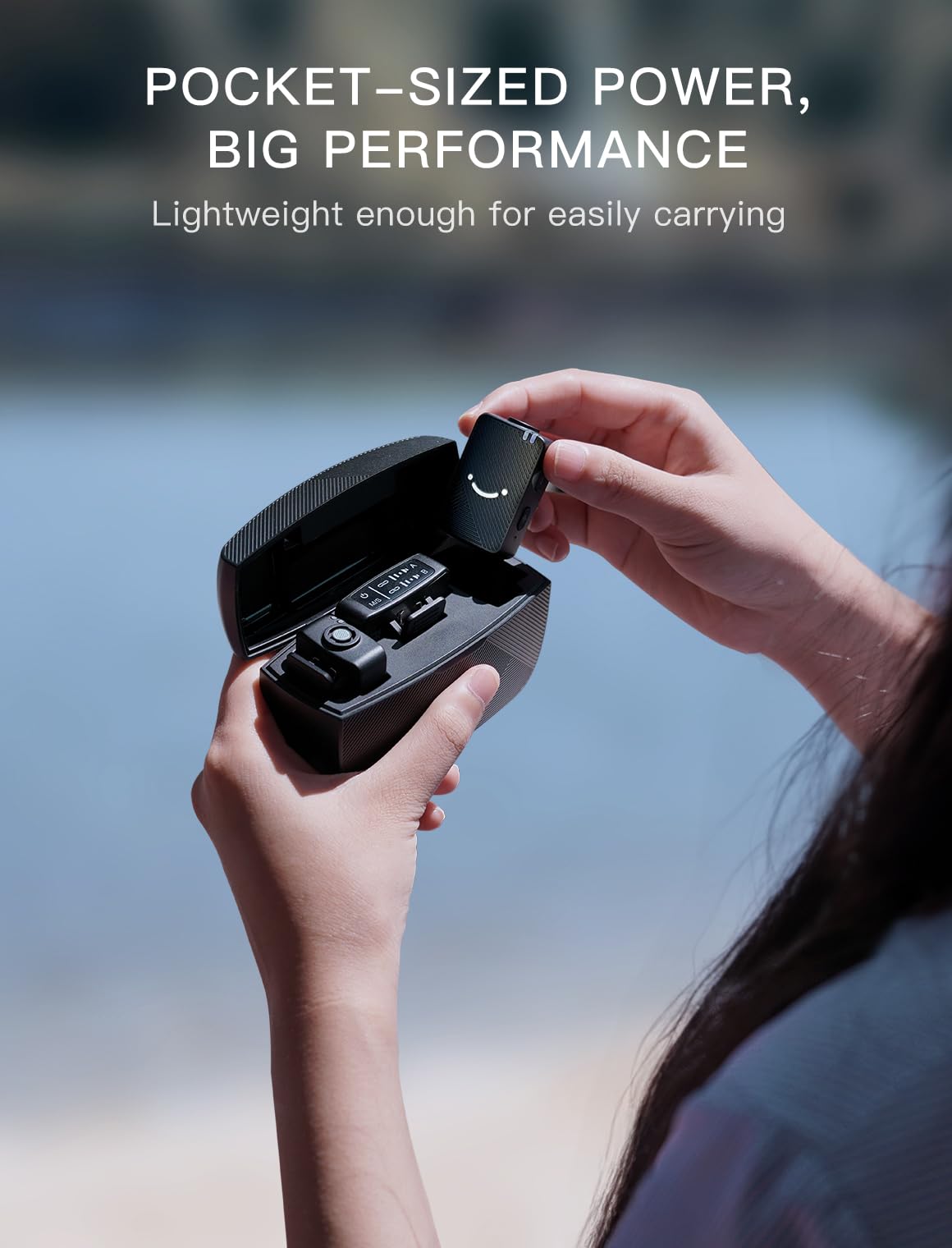 Fifine Wireless Lavalier Microphone For Iphone/Android/Camera, 2 Pack Cordless Lapel Mic System For Vlog Recording Video Youtube