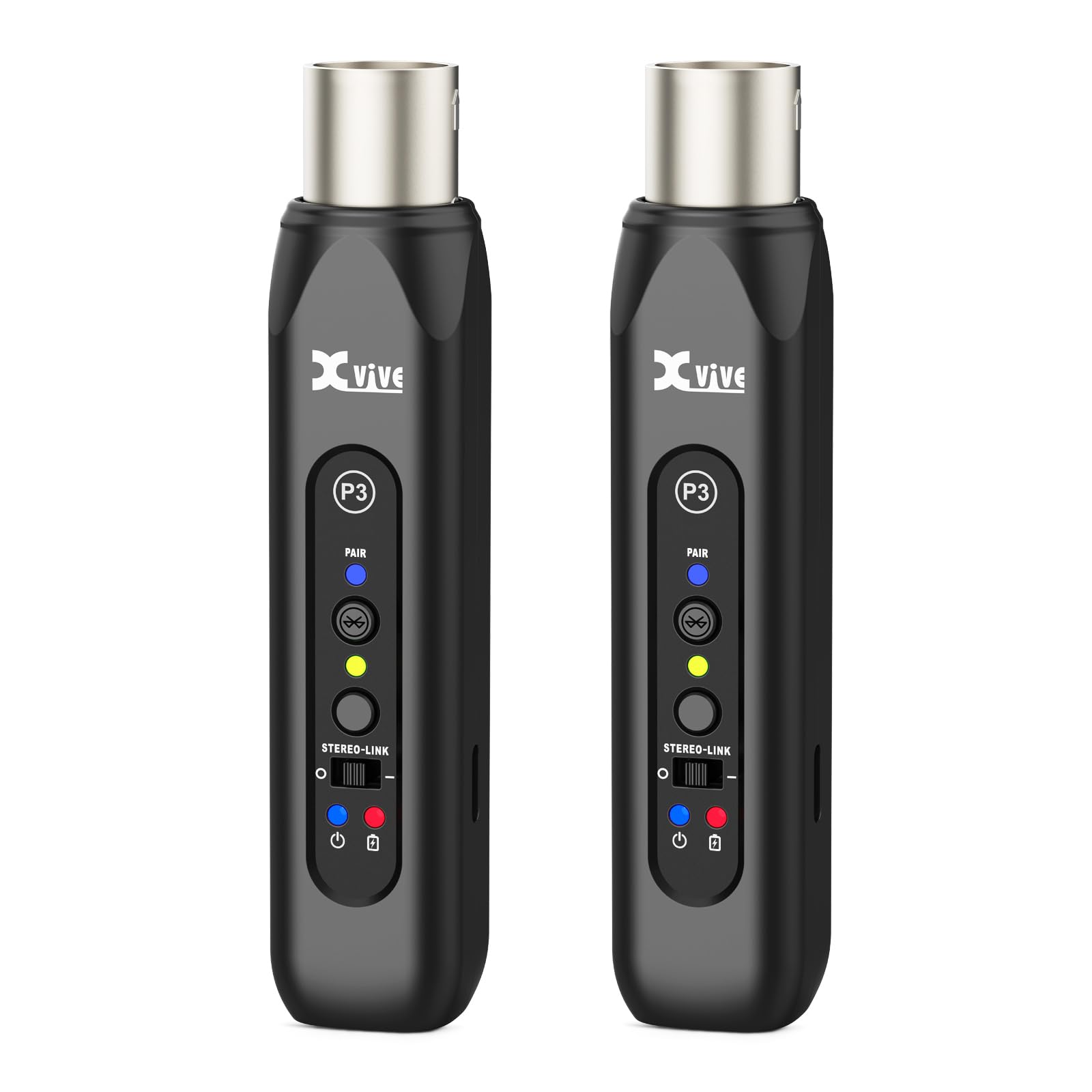 Xvive P3D Wireless Xlr Bluetooth Receiver Bluetooth For Mixer, Active Pa Systems,Dj Systems (P3D Stereo Xlr)