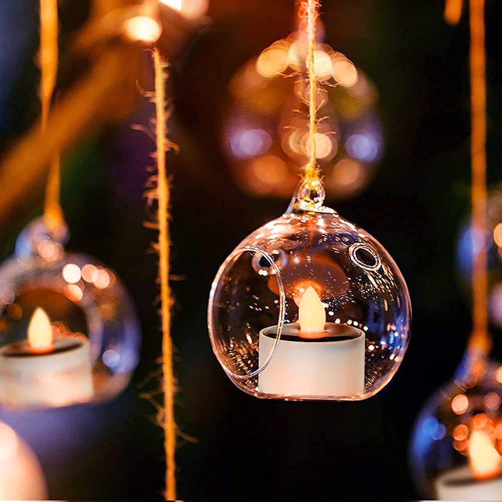 Homemory Solar Tea Lights Outdoor Waterproof, Dusk To Dawn Outdoor Lighting, Reusable Led Tea Light Candles For Lantern Garden C