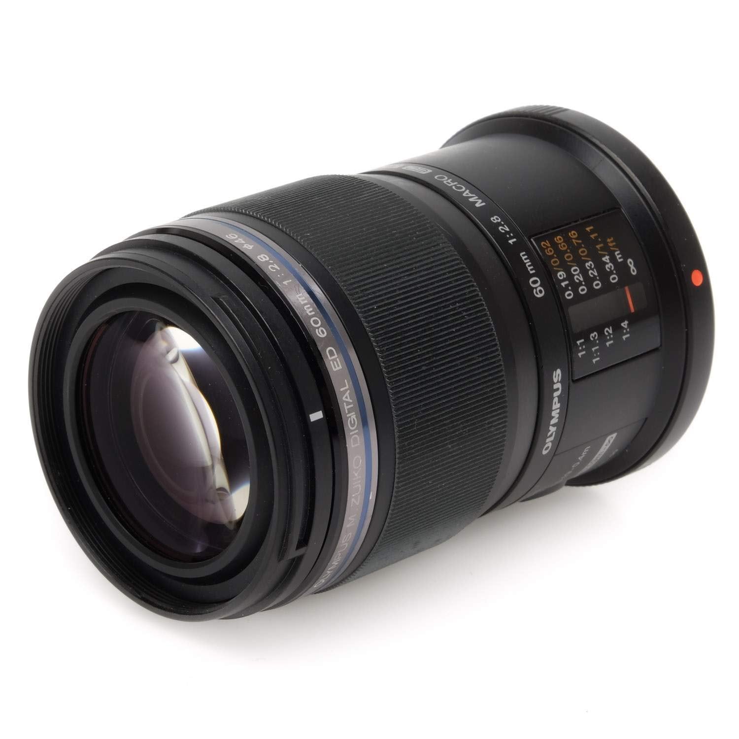 Om System Olympus M.Zuiko Digital Ed 60Mm F2.8 Macro For Micro Four Thirds System Camera, Weather Sealed Design, Focus Limit Swi