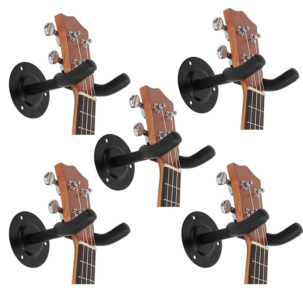 Cerlink Guitar Wall Hanger, Guitar Wall Mount, Guitar Hanger Wall Hook Stand Rack For Acoustic | Electric | Bass Guitar | Banjo