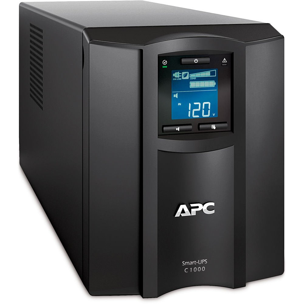 APC SMC1000 Smart-UPS 1000VA 120-Volt LCD UPS RJ-45 Serial 100 BTU/Hr System with Uninterrupted Power Supply