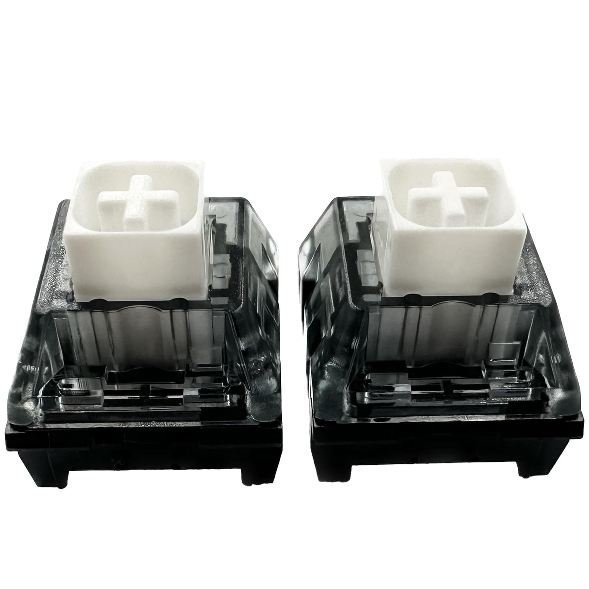 Zjmehty Upgrade Kailh Box White V2 Switches For Mechanical Keyboard,5 Pin 45Gf Clicky/Pre Lubed/Dust&Waterproof Switches(90Pcs,B