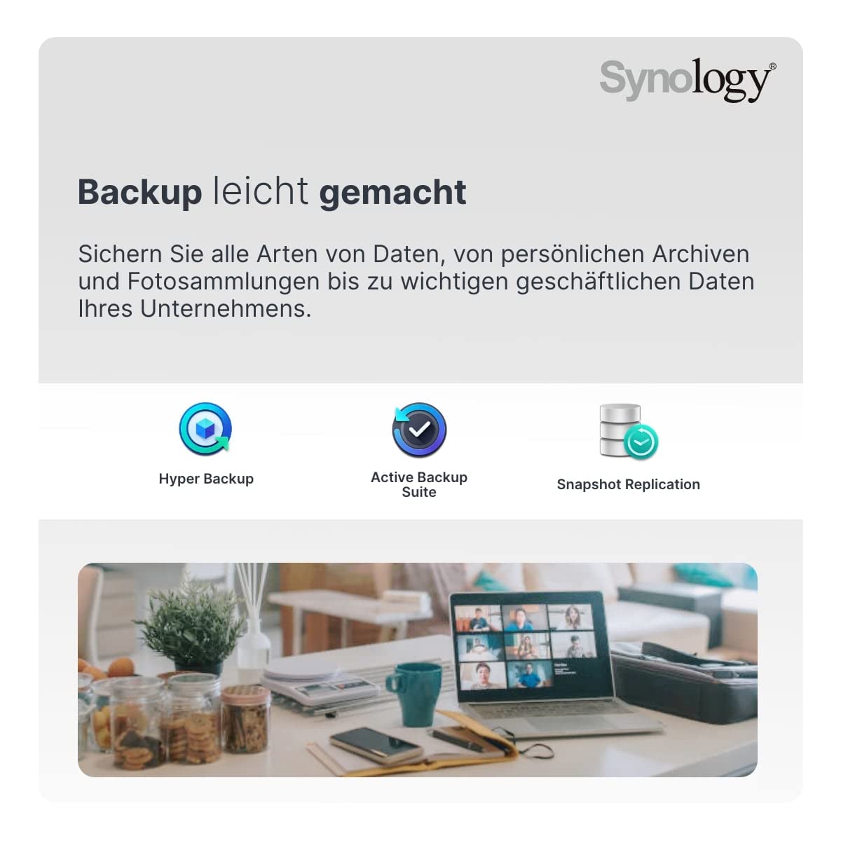 Synology Ds1522+ 5 Bay Diskstation Nas (Amd Ryzen R1600 8Gb Ram 4Xrj 45 1Gbe Lan Port) 5 Bay 20Tb Bundle With 5X 4Tb Wd Red Plus