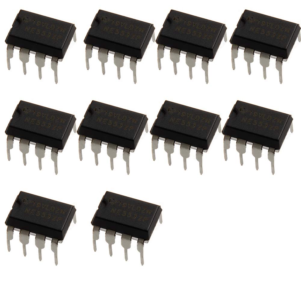 Bridgold 10Pcs Ne5532 5532 Dual Operation High Performance Low Noise Audio Operational Amplifier For Professional Audio Equipmen
