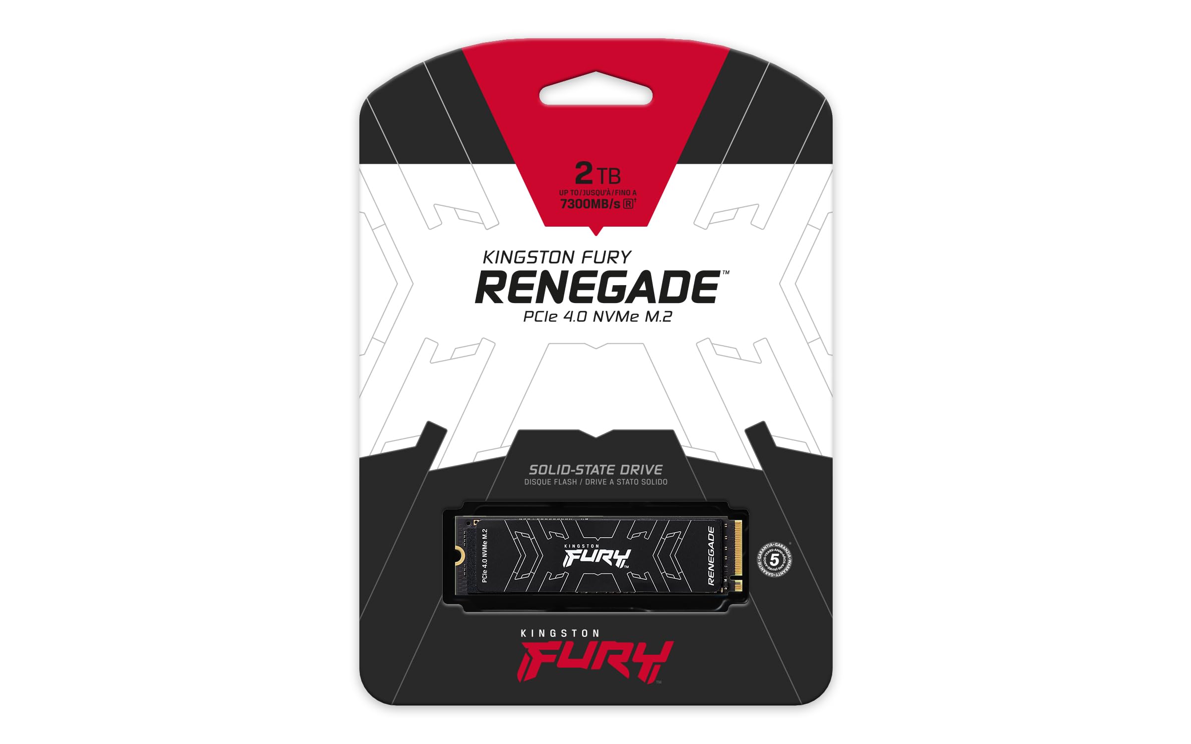 Kingston Fury Renegade 2Tb Pcie Gen 4.0 Nvme M.2 Internal Gaming Ssd | Up To 7300 Mb/S | Graphene Heat Spreader | 3D Tlc Nand |