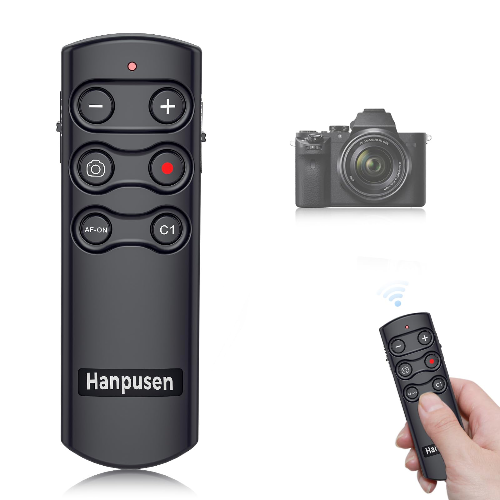 for Sony Wireless Camera Remote Control Shutter Release Compatible with Sony A7C,A7III,ZV-1,ZV-E10,ZV-1F,A6100,A6400,A6700,A7IV,