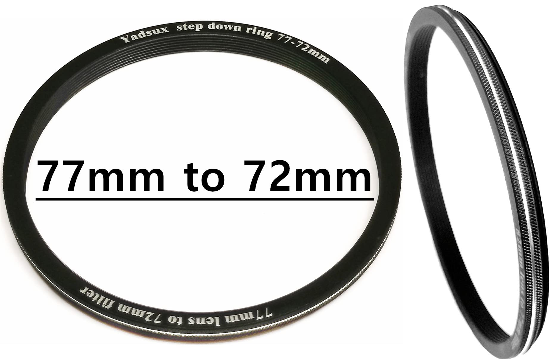77Mm To 72Mm Step Down Ring Filter Adapter,72 Size Models
