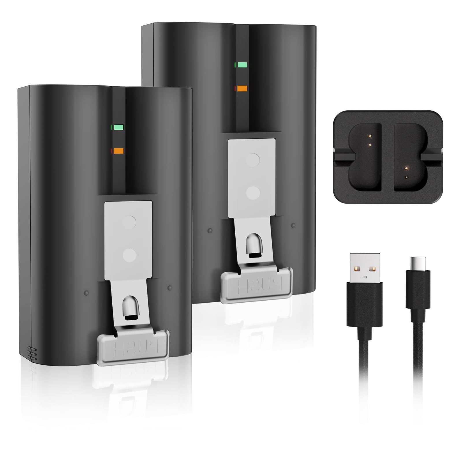 Dangchu 2Pack Replacement For Ring Doorbell Battery, 6040Mah Rechargeable Ring Camera Battery With Charger Station, Compatible W