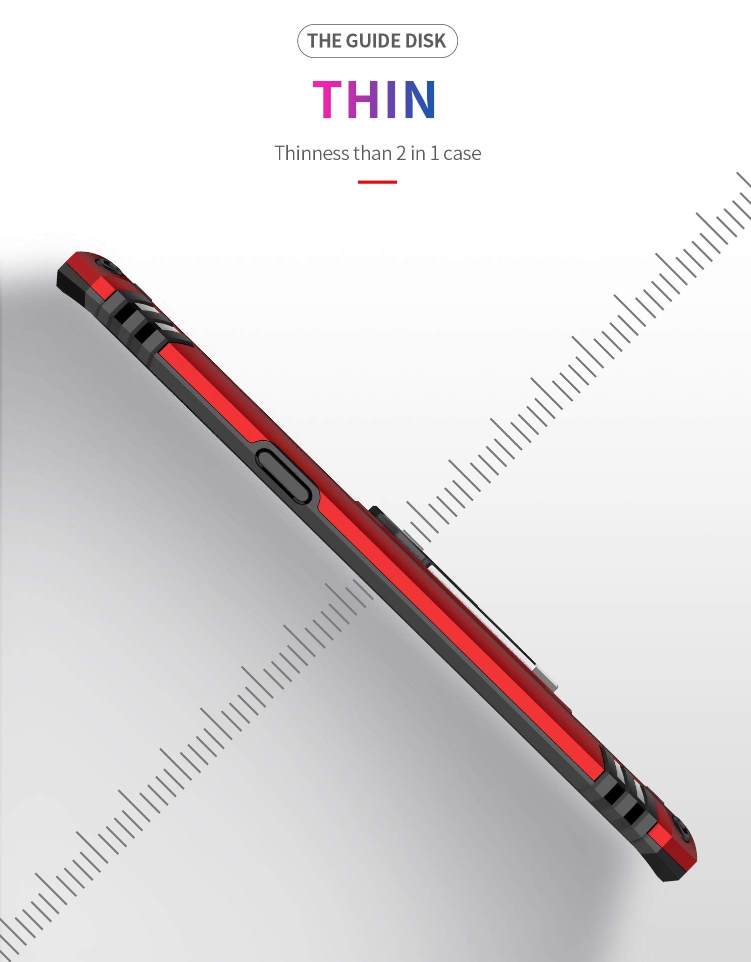 Androgate Samsung Galaxy S8 Case With Hd Screen Protectors (Not Fit S8 Plus), Military Grade Metal Ring Holder Kickstand 15Ft Dr