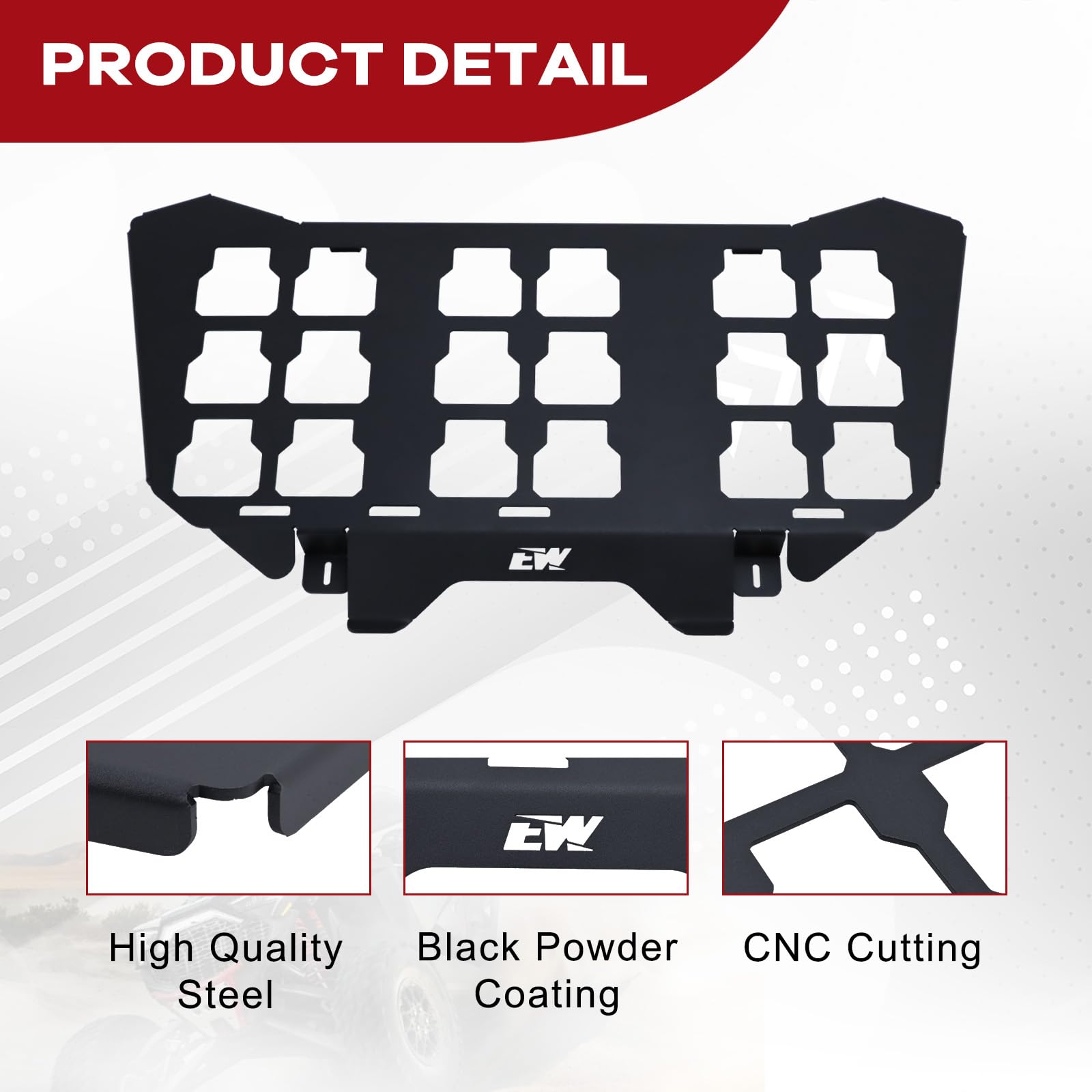 Elitewill Packout Mount Compatible With Milwaukee Fit For Can-Am Maverick X3 2017-2023