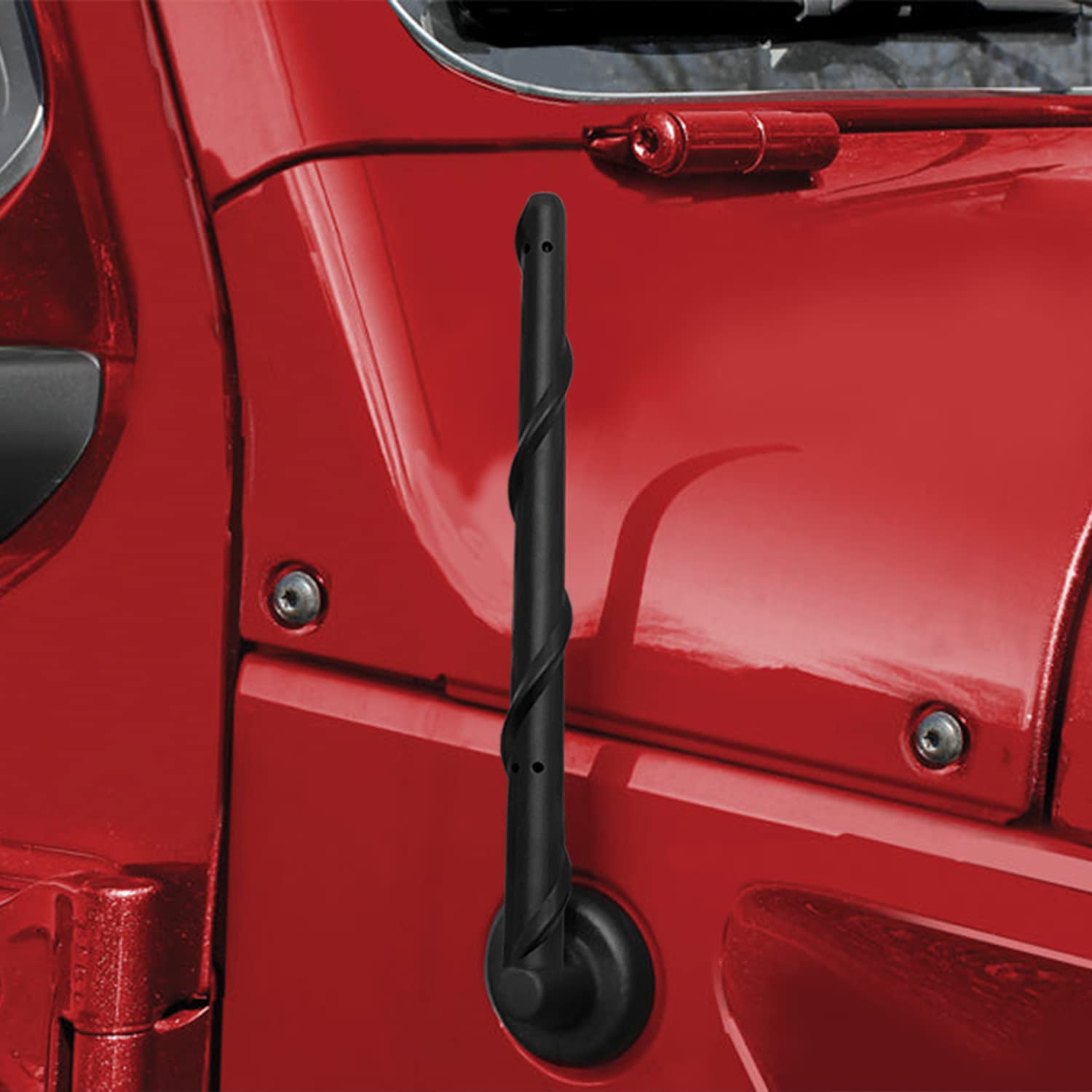 Short Antenna Compatible With Jeep Wrangler Accessories Jk Jl Unlimited Gladiator Accessories Jt, 7 Inch For Jeep Jku Jlu Sahara