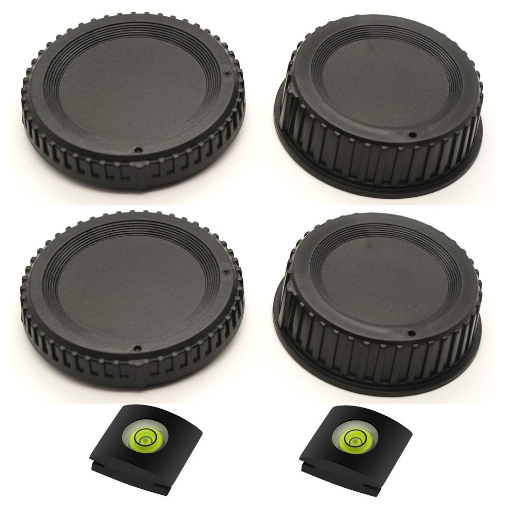 Rear Lens Cap And Front Body Cap For Nikon D850 D7500 D3500 D5600 Dslr With Af,Af S,Af P Lenses,Replaces Nikon Bf 1B Cap And Fir