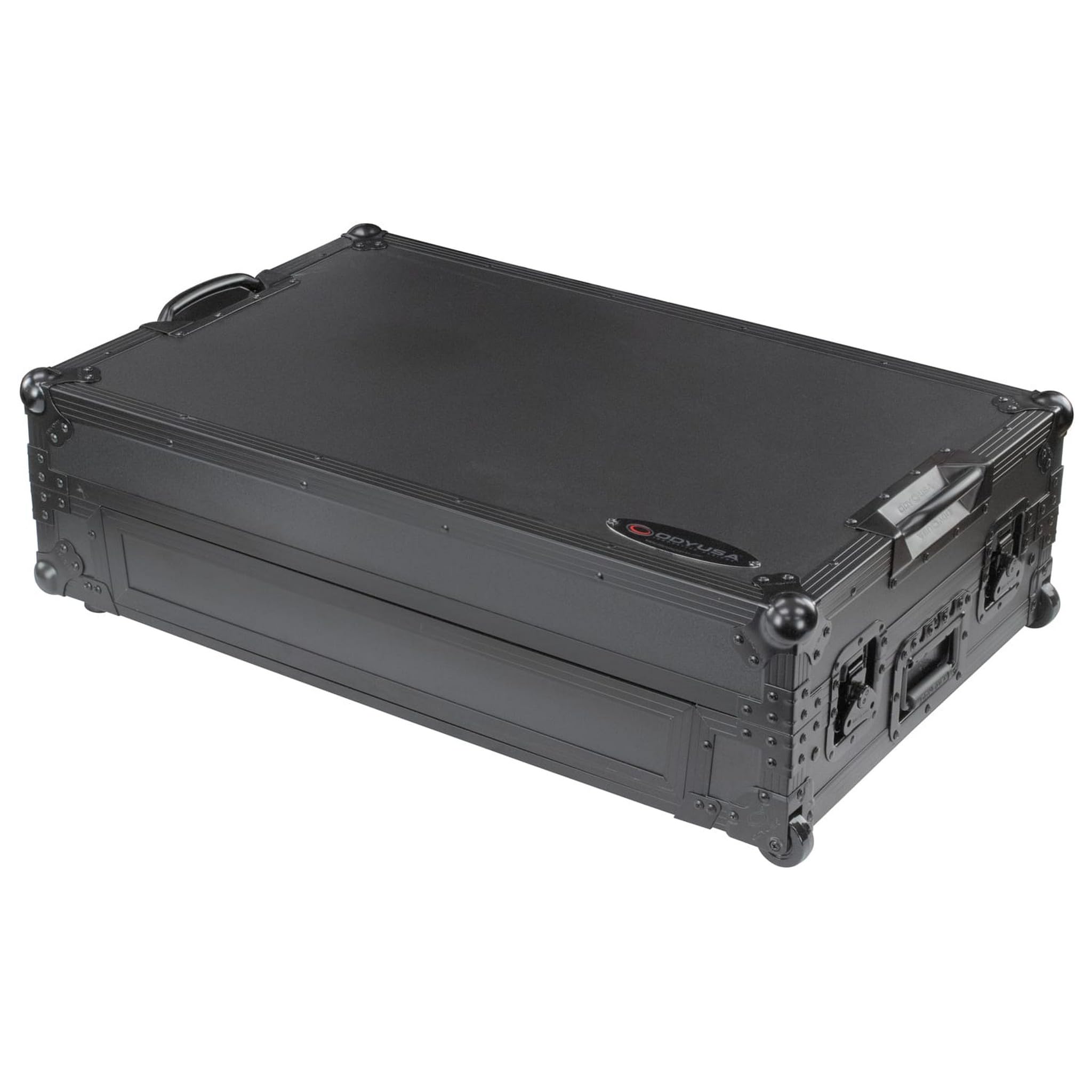 Odyssey Compatible With Pioneer Dj Ddj-Flx10, Fzgsddjflx10Cwbl Black Label 1U Flight Case With Glide Style Laptop Platform And C