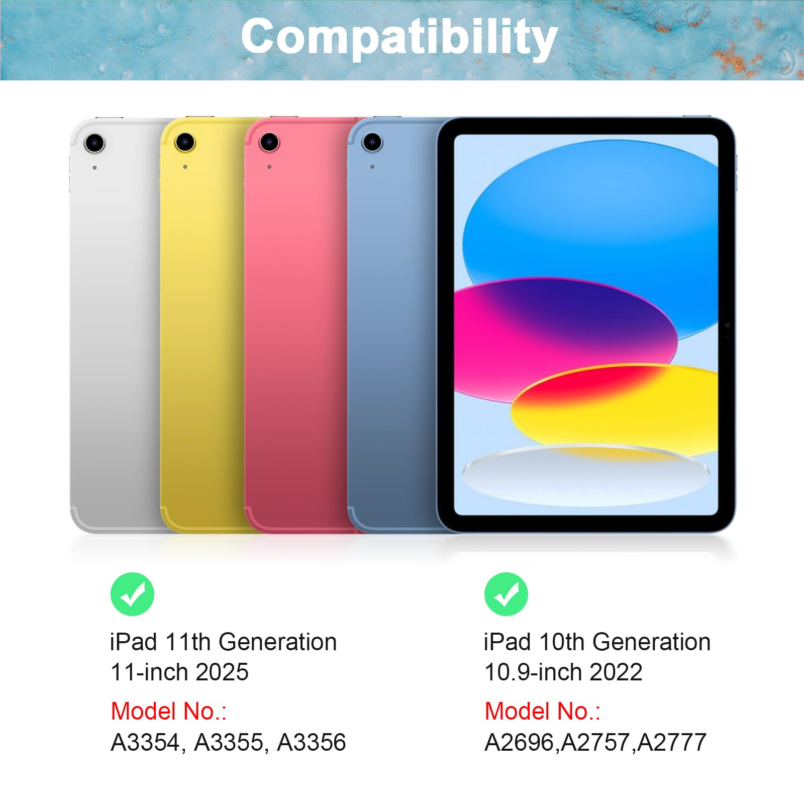 Lama Keyboard Case With Mouse For Ipad (A16) 11Th Gen 2025 /10Th Gen 2022, Magnetic Case With Keyboard For Ipad 11-Inch (A16) 11