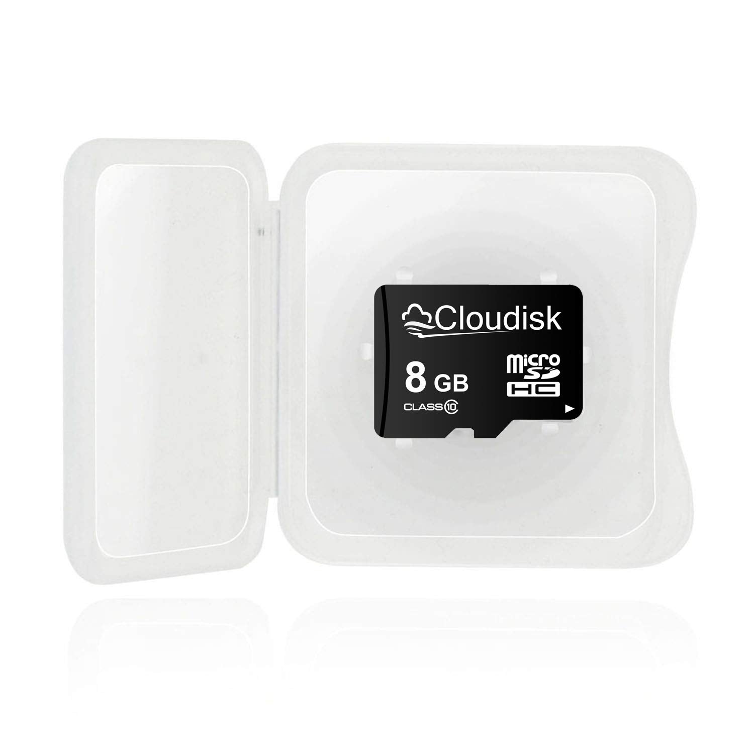 Cloudisk Pack Of 2 Micro Sd Card 8Gb Flash Memory Card Micro Sdhc With Sd Adapter, C10, A1, U1 (8 Gb)