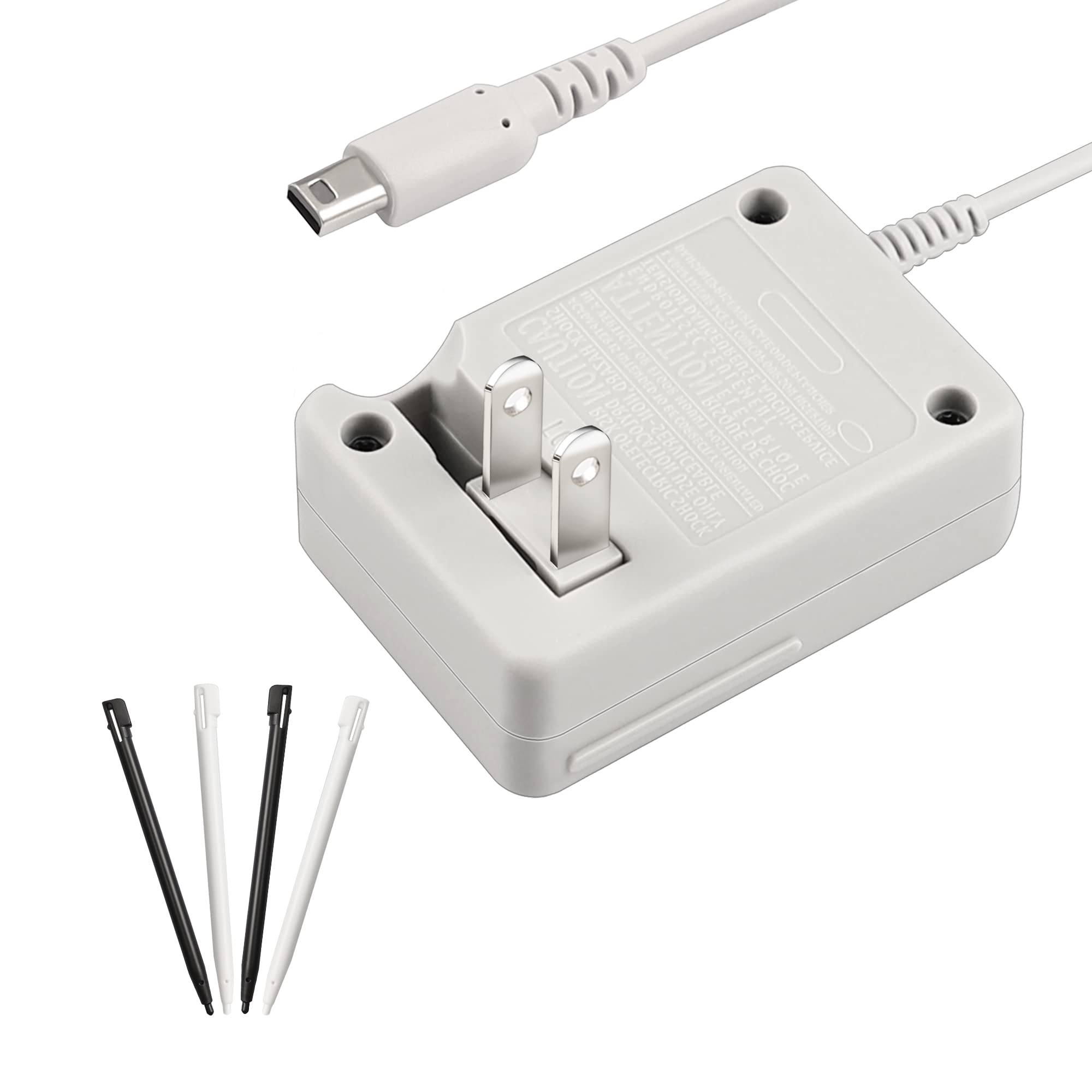 Dsi Charger Kit, Ac Power Adapter Charger And Stylus Pen For Nintendo Dsi, Wall Travel Charger Power Cord Charging Cable