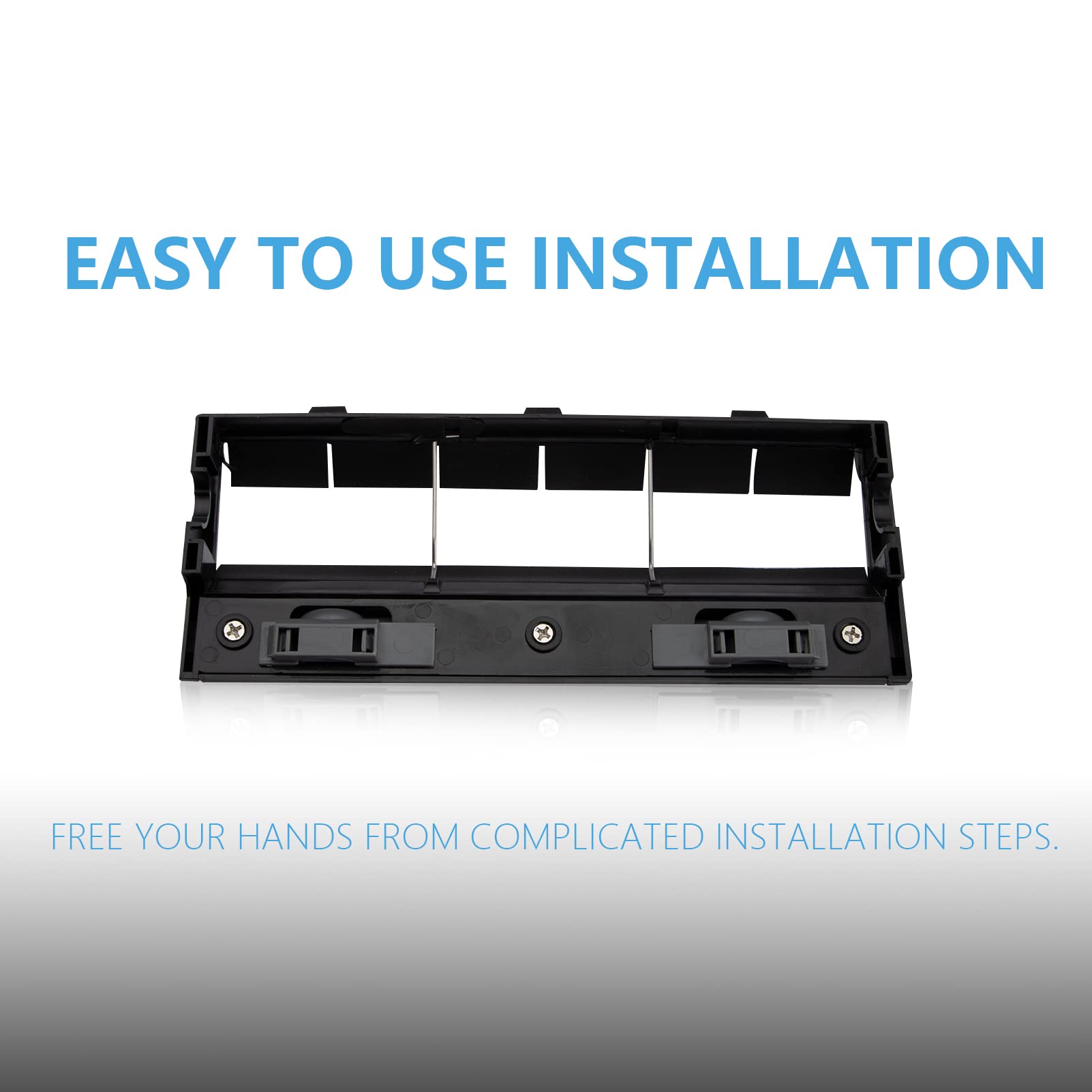 Kaloeou Replacement Roller Brush Cover Main Brush Back Cover Fit For E Covacs Deebot Ozmo X1 / T5 / T8 / T10 / T20 Robot Vacuum