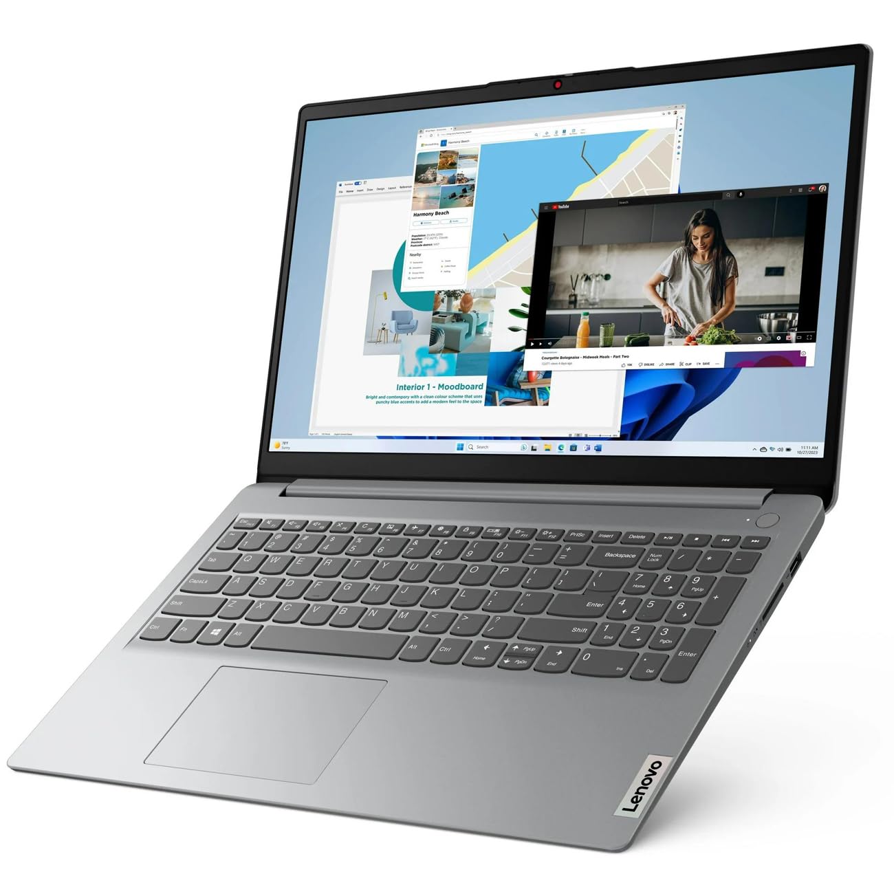 Lenovo Ideapad 1I Laptop For Business & Student, 15.6 Fhd Display, 12Th Gen Core I5-1235U, 8Gb Ram, 256Gb Pcie Ssd, Wifi 6, Keyp