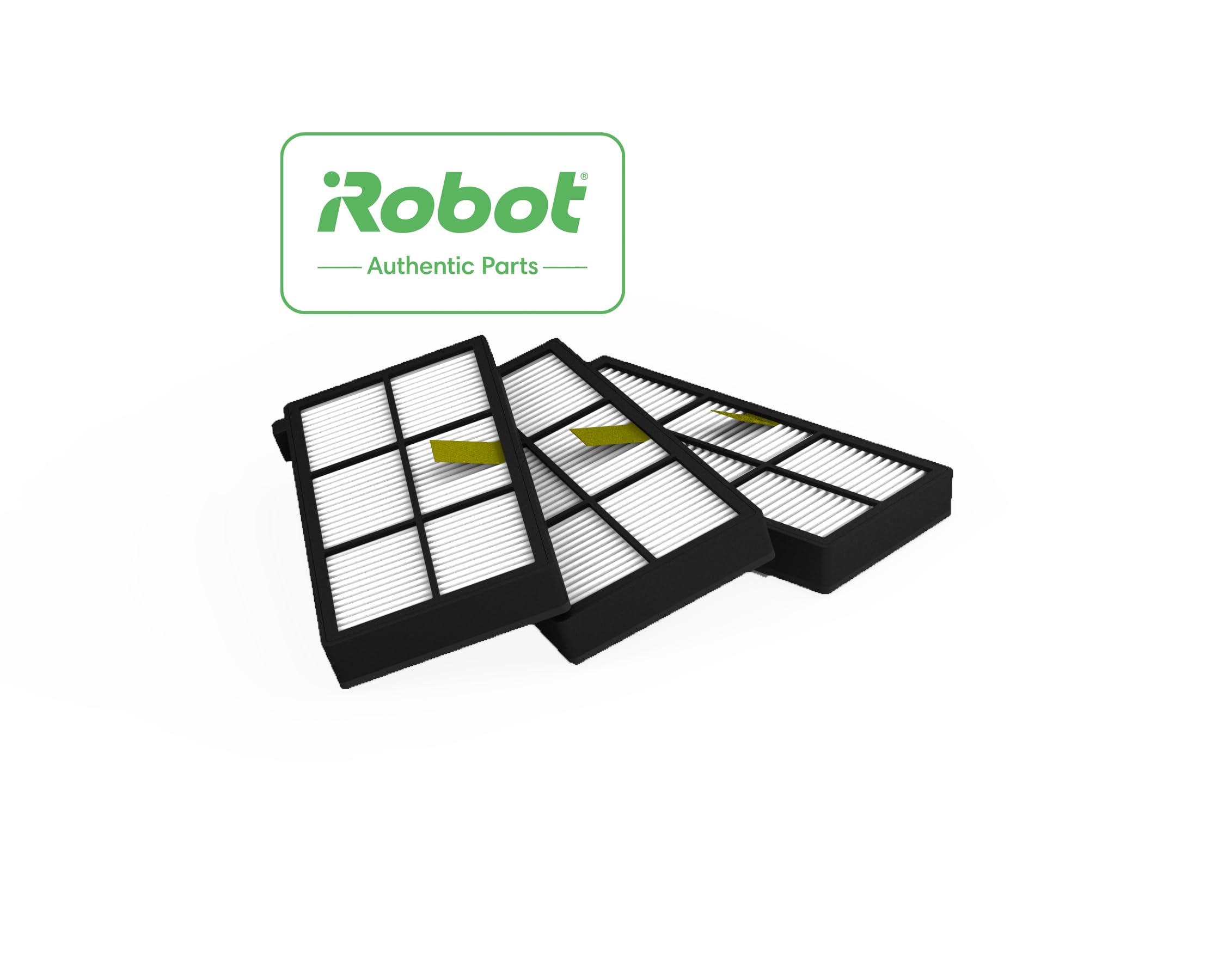 iRobot Roomba 800 900 Series High-Efficiency Replacement Filters 3-Pack White Plastic