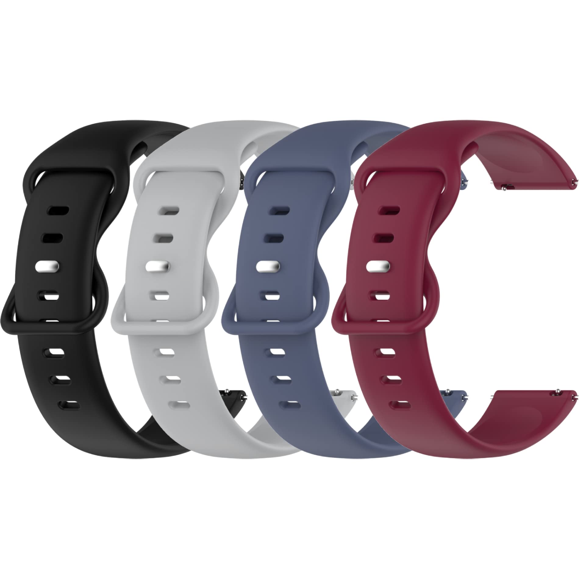 Ninehorse Compatible With Niuffit Smart Watch Bands Lw36 P66 P39,Soft Silicones Wristband Adjustable Quick Release Replacement W