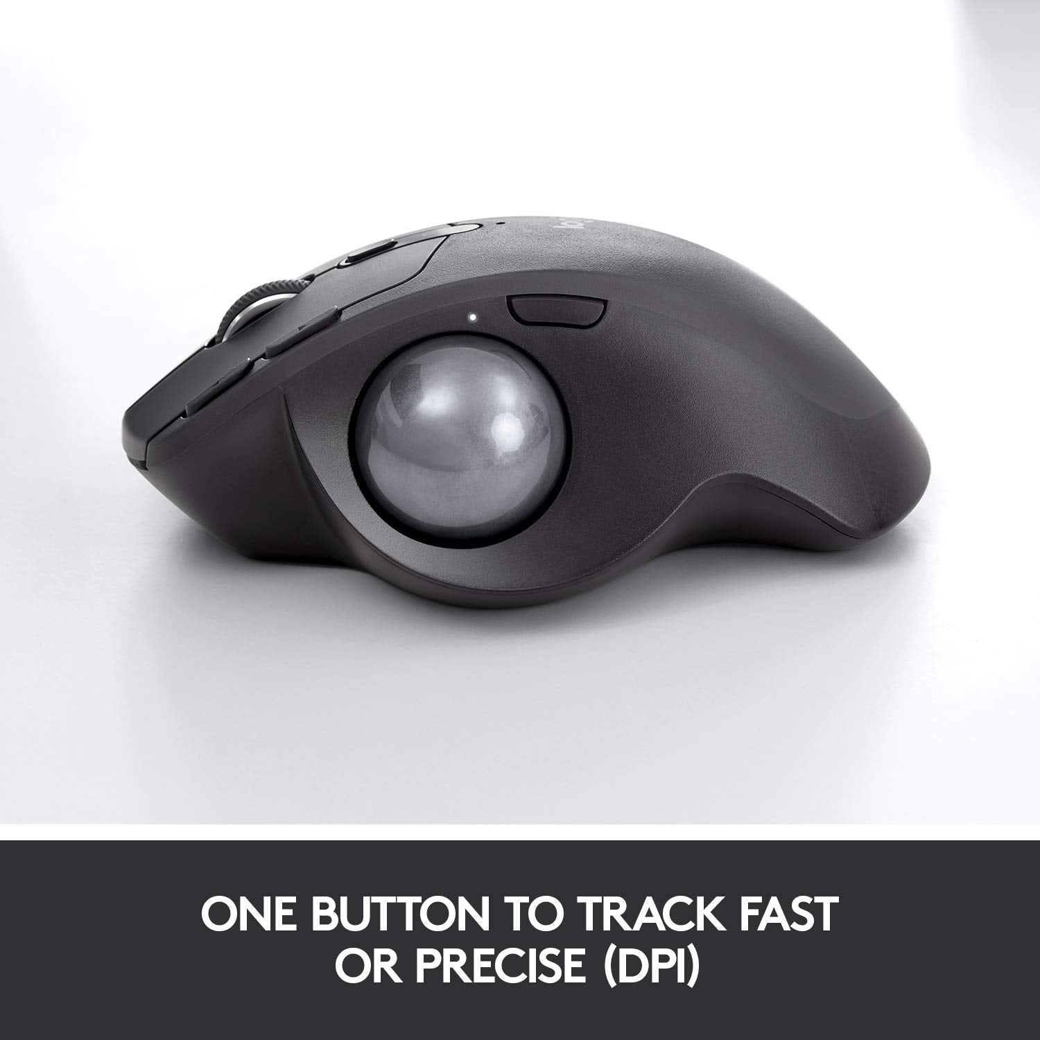 Logitech Mx Ergo Wireless Trackball Mouse, Ergonomic Design, Move Content Between 2 Windows And Apple Mac Computers (Bluetooth O