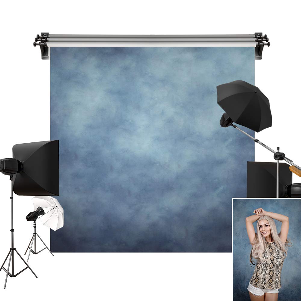 Kate 10X10Ft/3X3M Blue Backdrops Photographers Retro Cyan Background Photography Props Studio Printed Backdrop