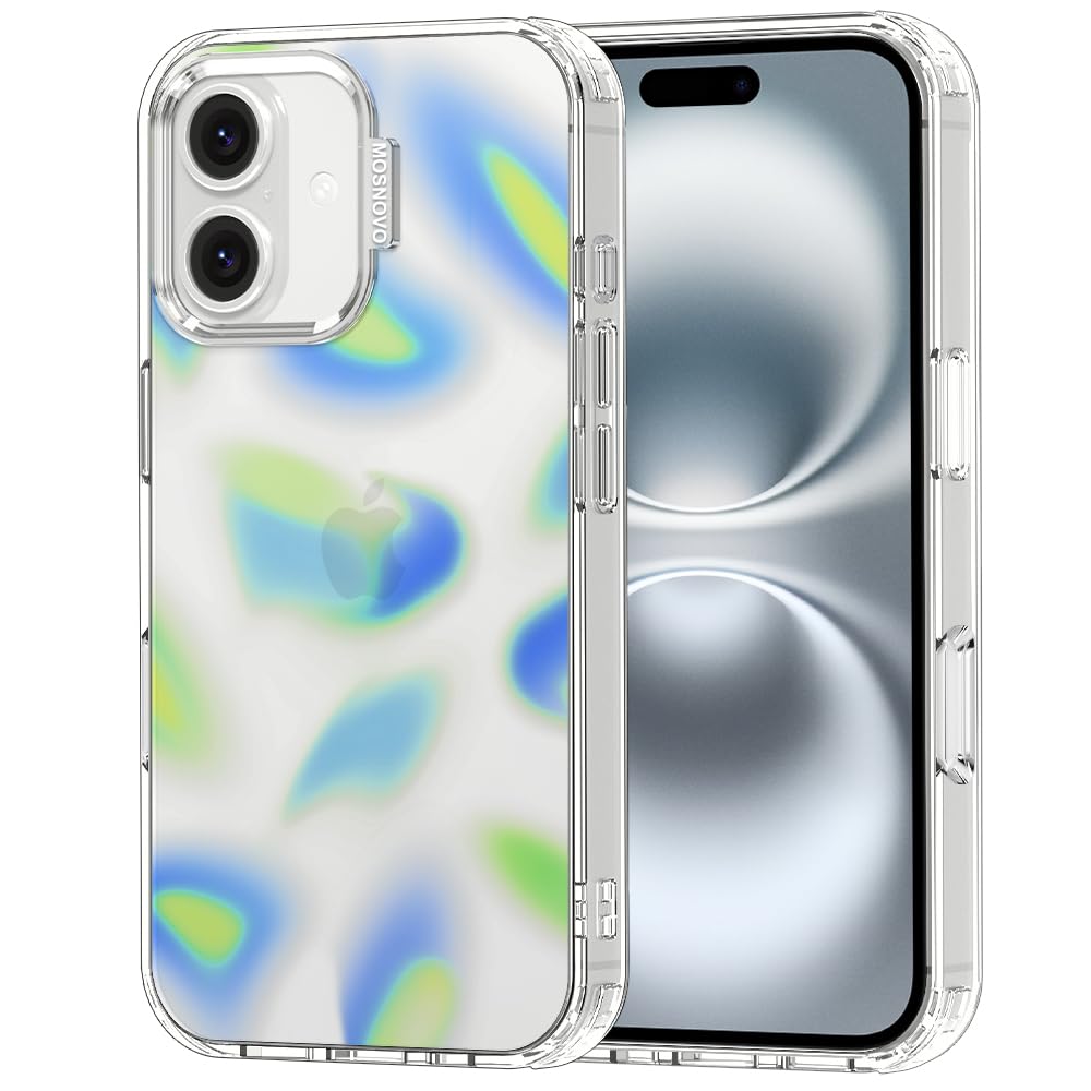 MOSNOVO for iPhone 16 Plus Case, Shockproof Military-Grade Protection 6.6ft Drop Tested, Clear Phone Case for iPhone 16 Plus, Az