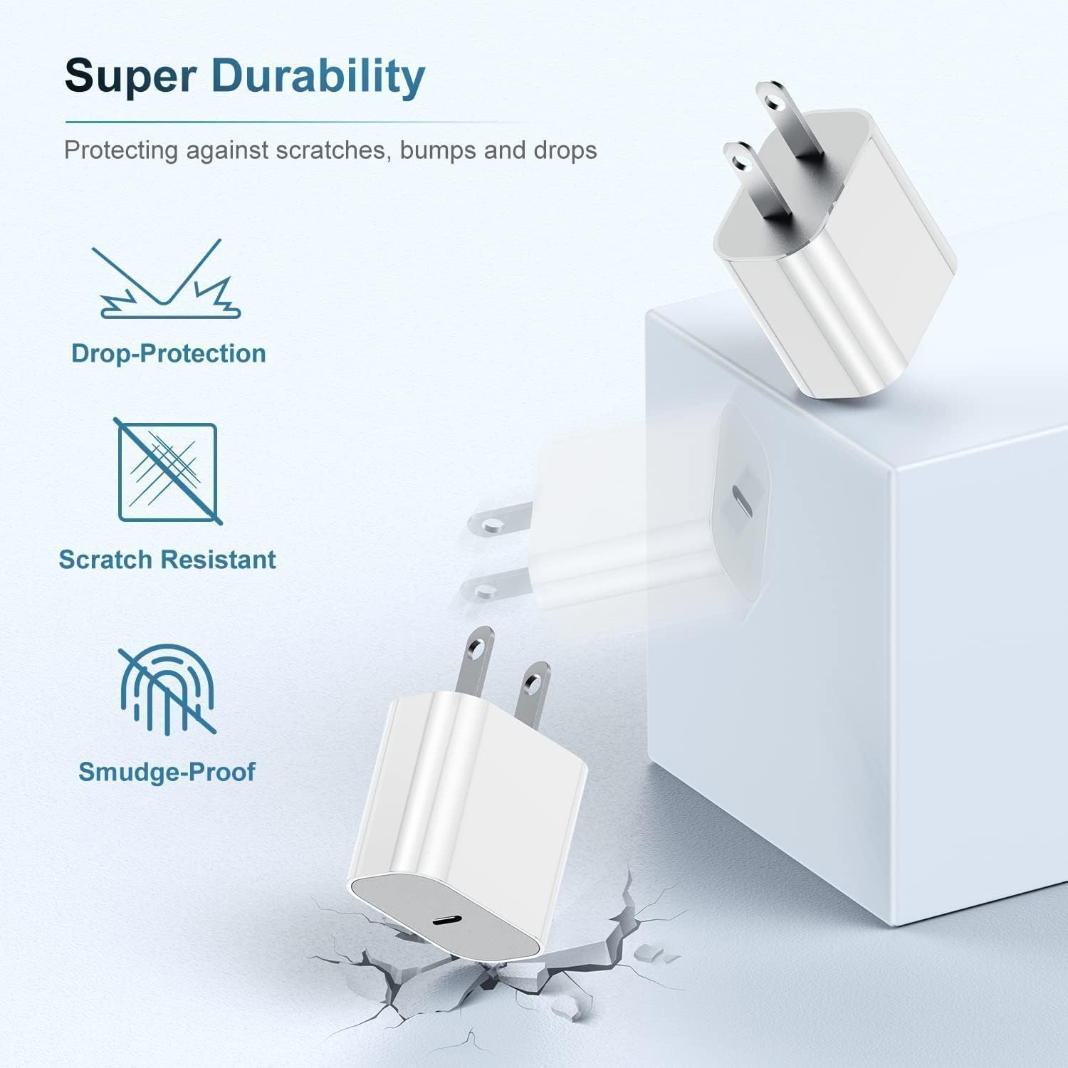 Iphone 15 16 Charger, 20W Usb C Fast Charging Block And 10Ft Type C To C Cable Cord Long For Apple Iphone 16 Pro Max/15 Plus/15