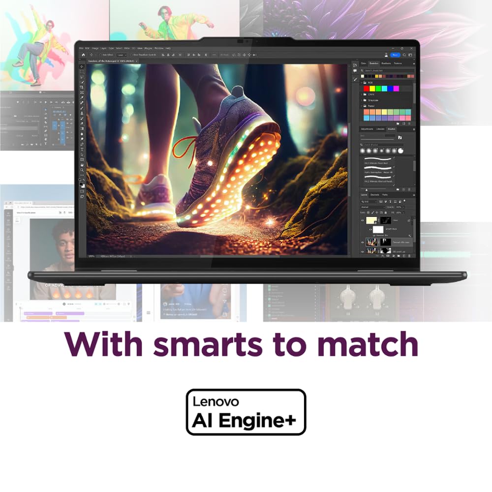 Lenovo 2024 Yoga 7I 2-In-1 Ai Laptop, 16 Wuxga Touch, Intel 12-Core Ultra 7 155U (Beat I7-1355U), 16Gb Lpddr5X Ram, 1Tb Ssd, Bac