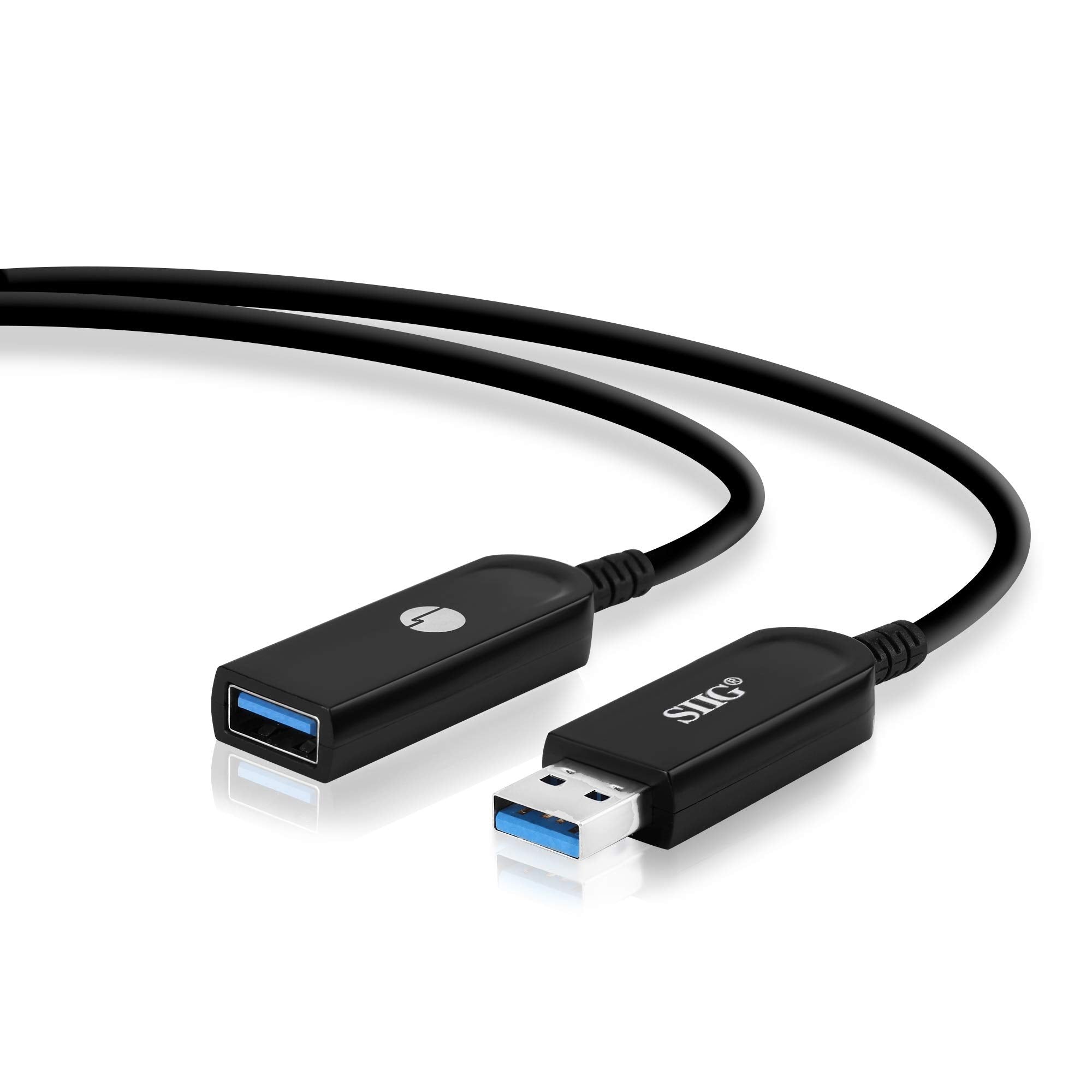 SIIG CB CBUS0V11S1 USB 3.0 AOC Male to Female Active Cable  50M Brown Box