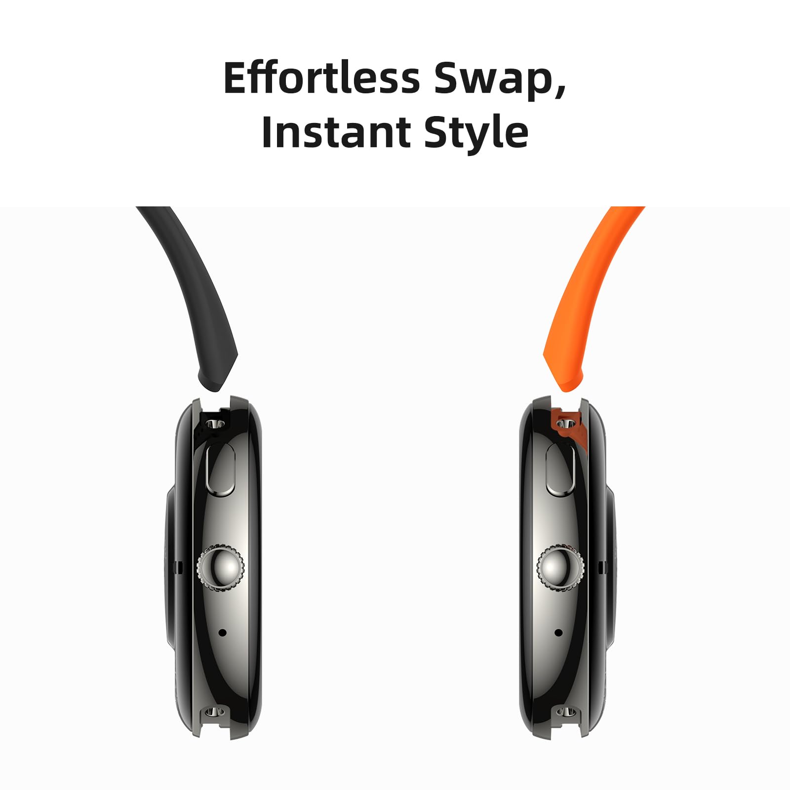 Parsonver Amoled Smart Watch For Men Women, Always-On Display Fitness Tracker, Answer/Make Calls, 2 Quick-Release Bands, Heart R