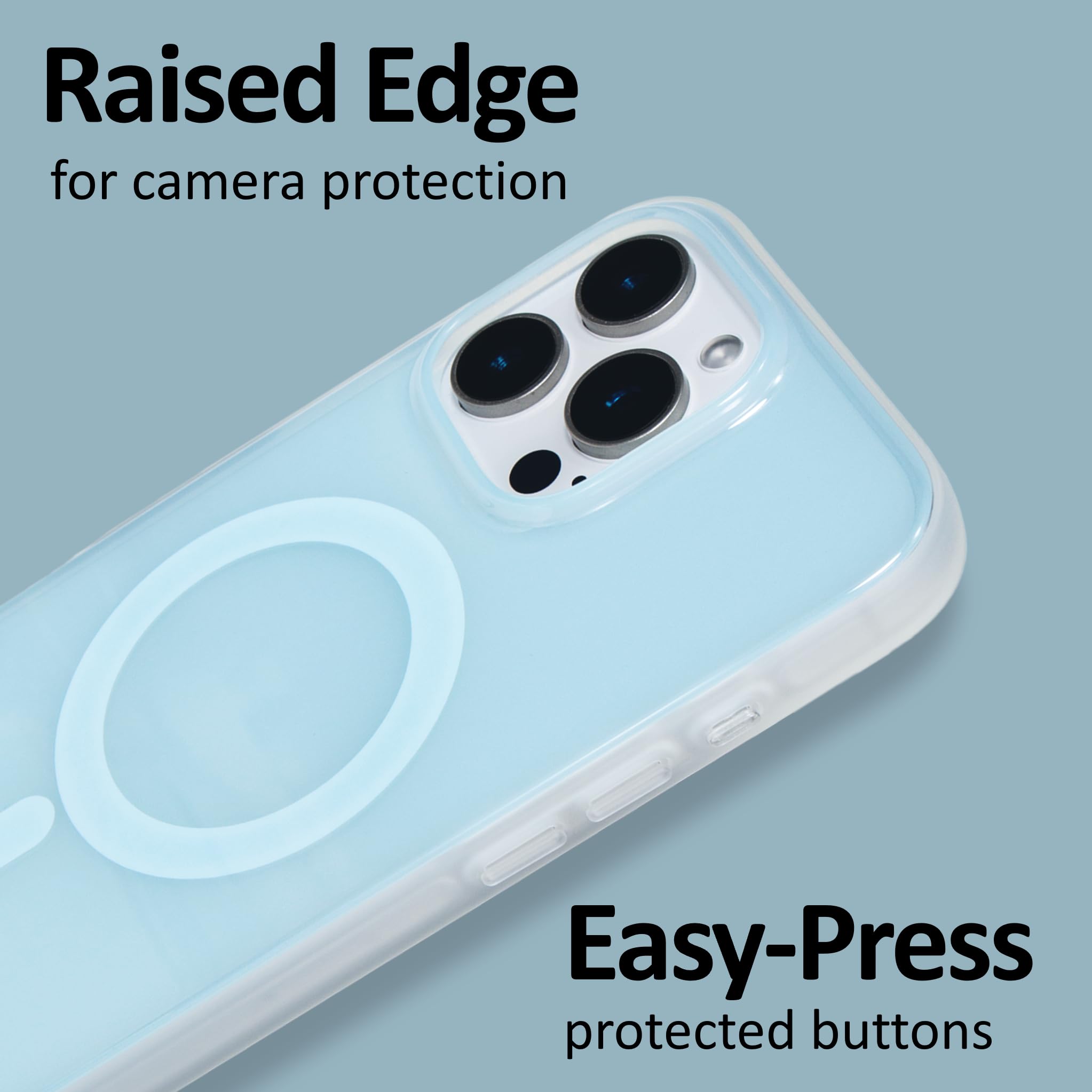 Sonix Case For Iphone 16 Pro Max | Compatible With Magsafe | 10Ft Drop Tested | Jelly Sky Blue