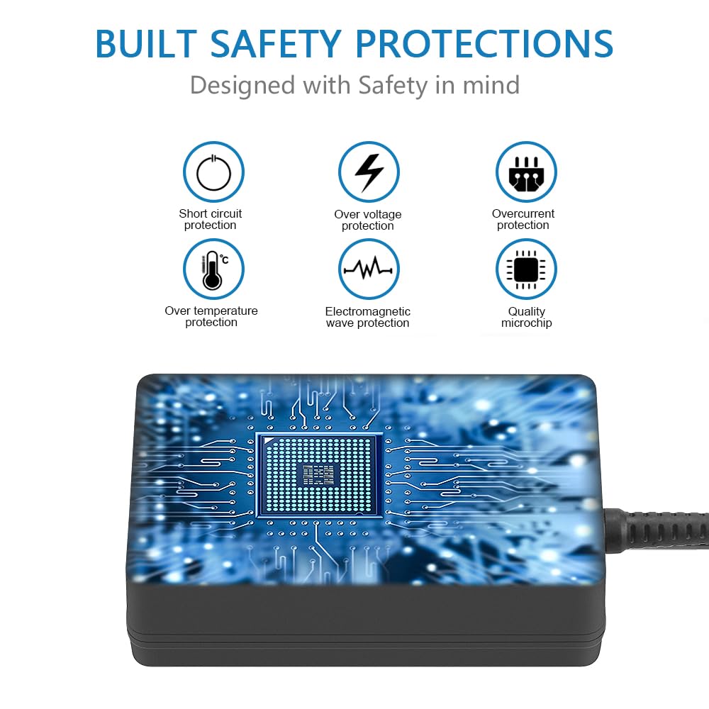 Shnitpwr 48W Universal Power Supply 9V 12V 15V 17V 19V 20V 24V Adjustable Variable Ac/Dc Adapter With 5.5X2.5Mm Tip 100V 240V Ac