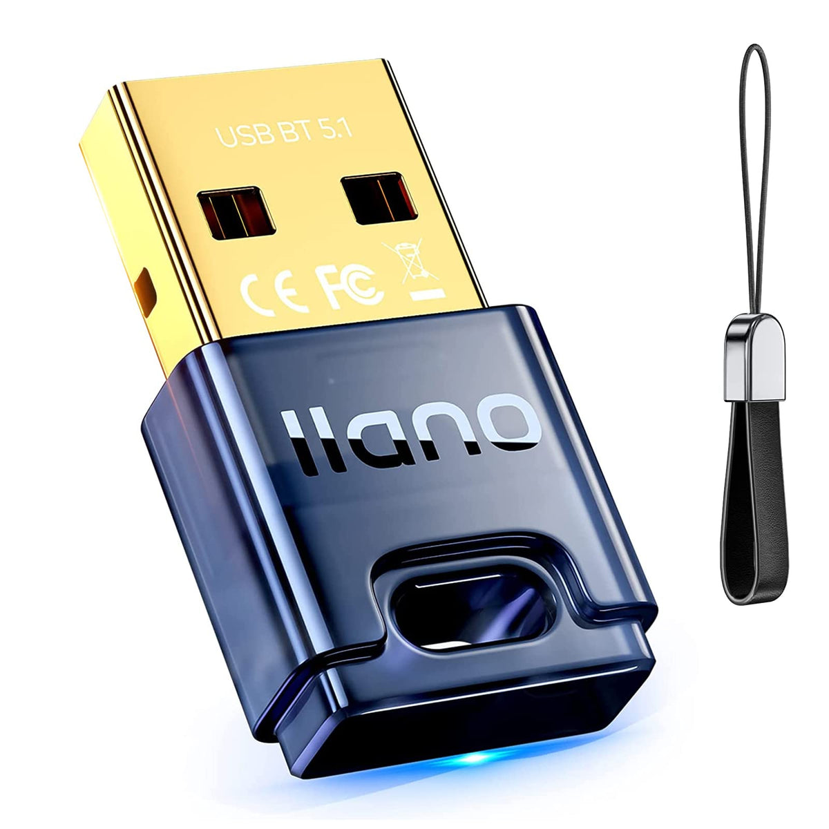 Bluetooth 5.1 Usb Adapter   Driver Free, Plug & Play For Windows Pc. For Headphones, Mouse, Keyboard, Speaker, Printer, Laptop.
