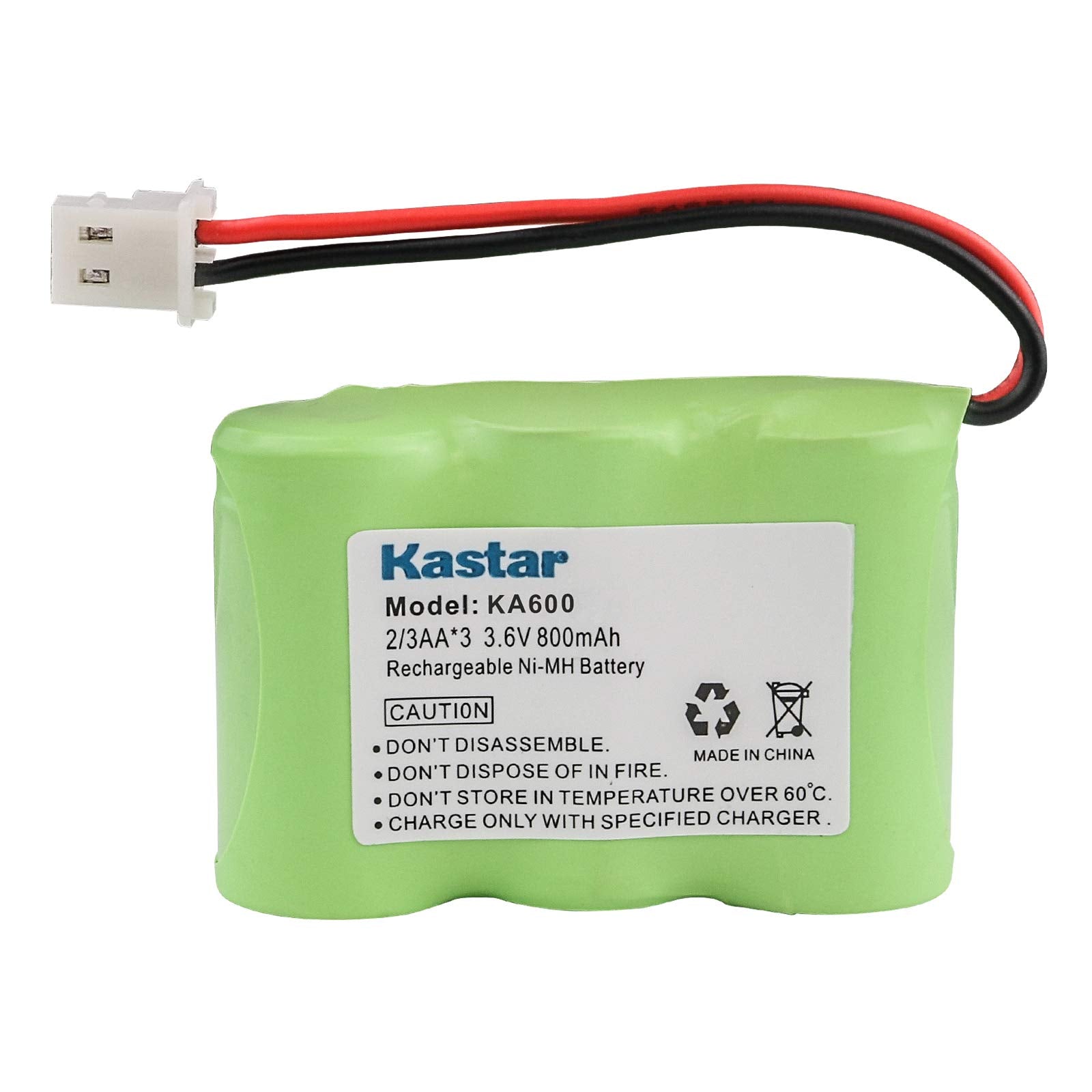 Kastar Battery Replacement for Kaito KA500 KA550 KA600 5-Way Weather Alert Shortwave Radio, Eton/GRUNDIG FR200 FR200G FR250 FR30