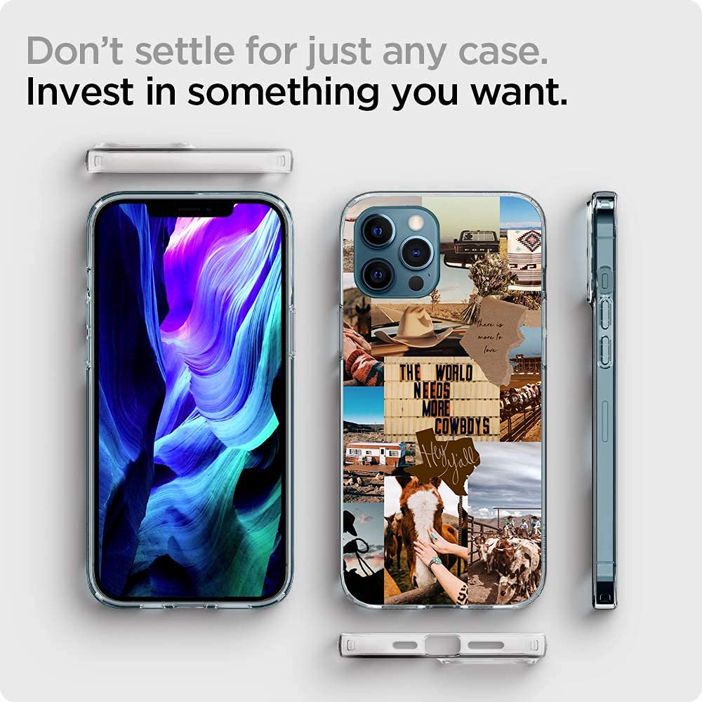 Huiyuekuai Compatible With Western Iphone 11 Case, Retro Cowgirl Cowboy Country Chic Aesthetic Collage Iphone Case For Men Women